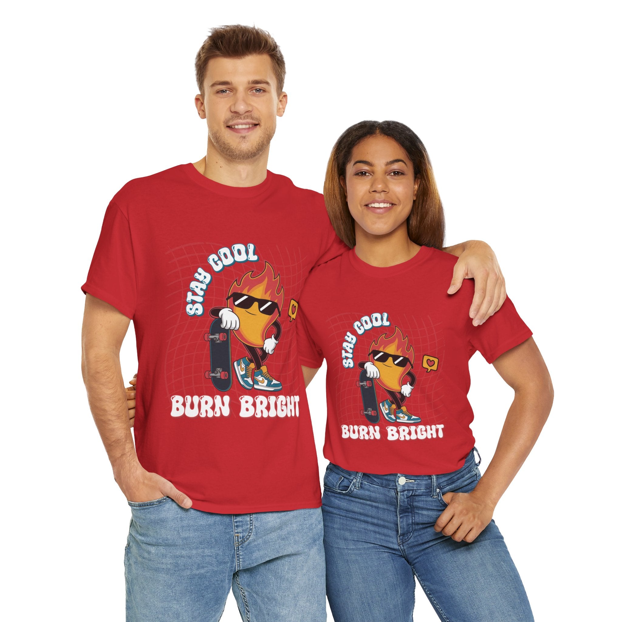 Stay Cool Burn Bright Unisex Tee