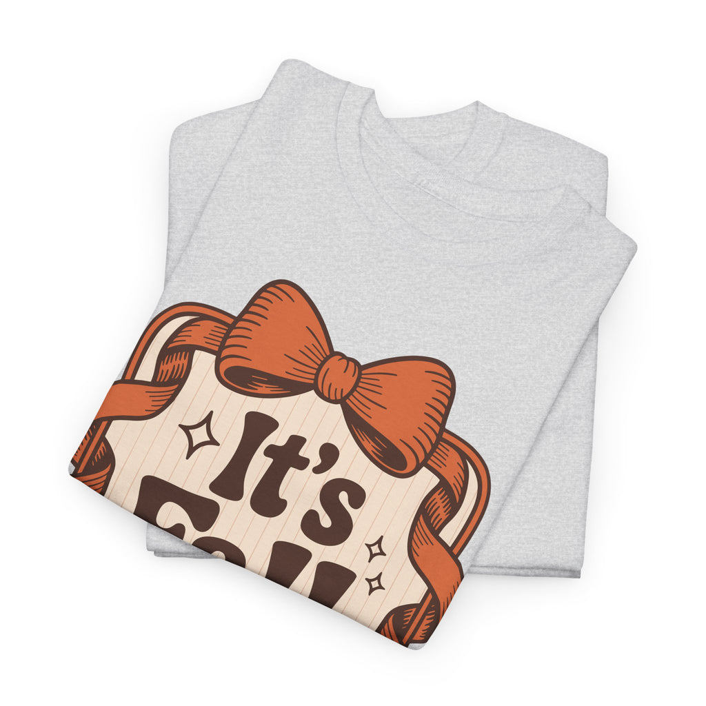 It’s Fall Y’all Autumn Ribbon Unisex Cotton Tee