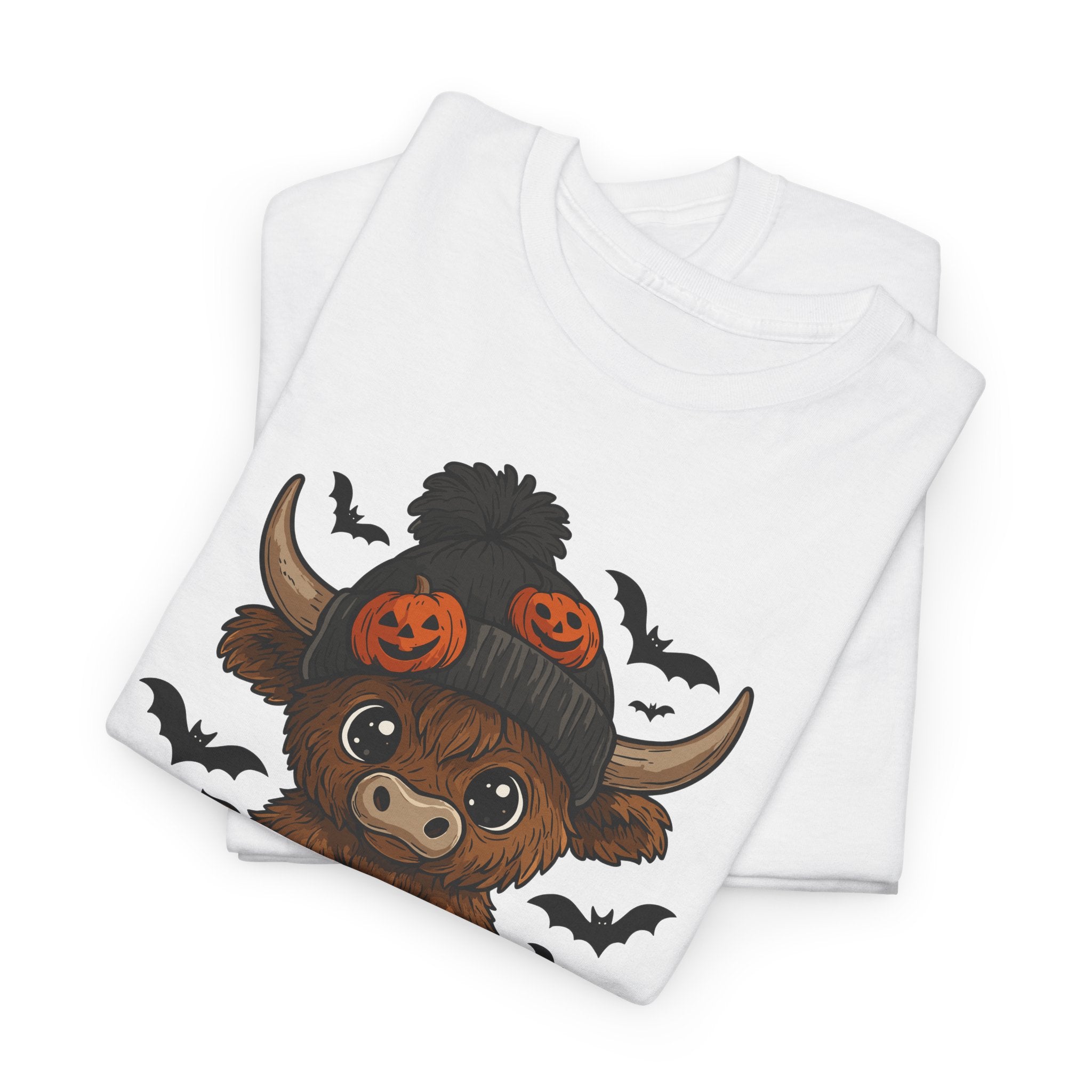 Halloween Cow Unisex Cotton Tshirt