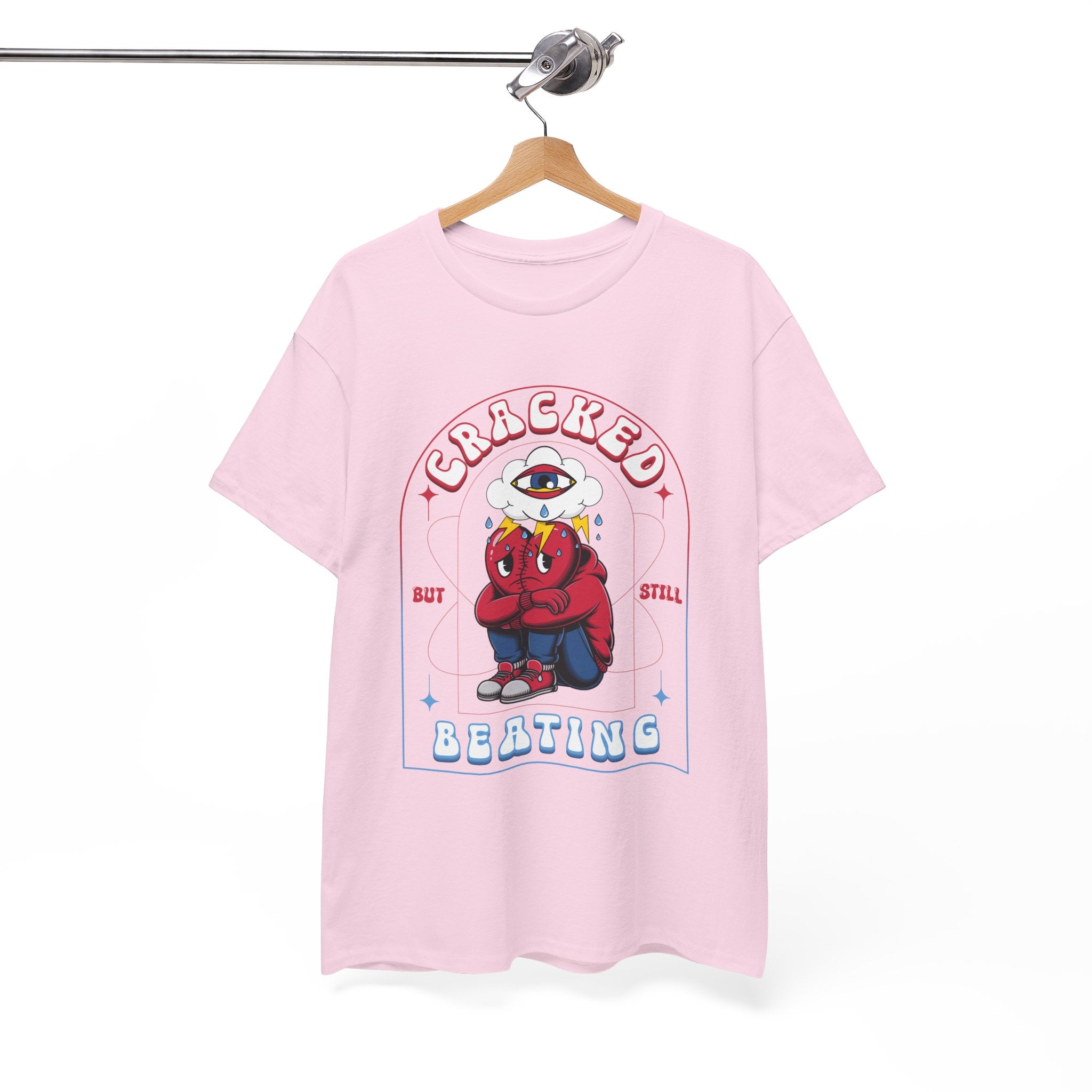 Cracked but still beating Tee