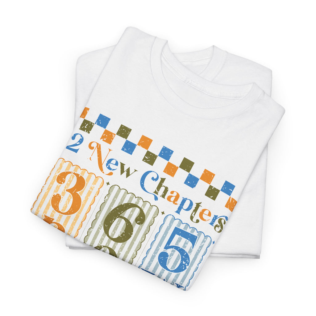 12 New Chapters 365 New Chances Vintage Tee — Fresh Start Inspirational Unisex Cotton Tee