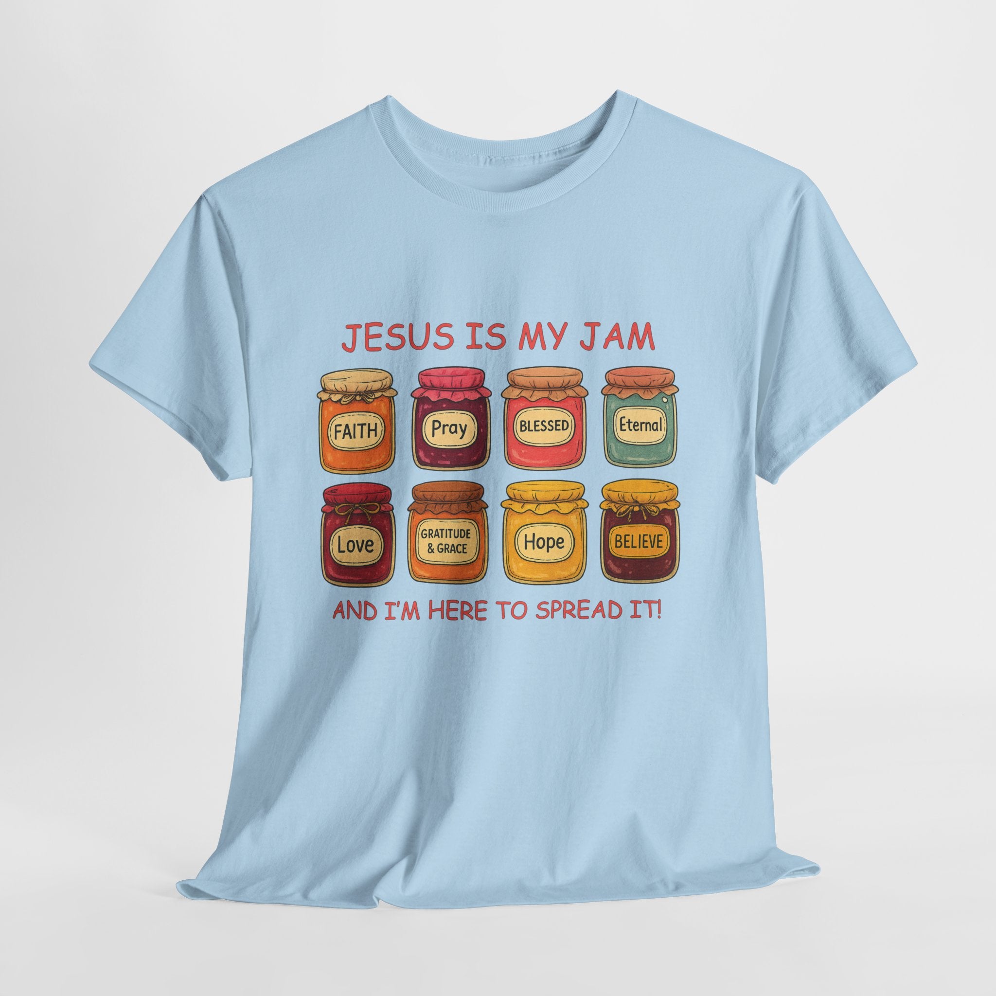 Jesus Is My Jam T-Shirt — Christian Faith Jam Jar Unisex Cotton Tee