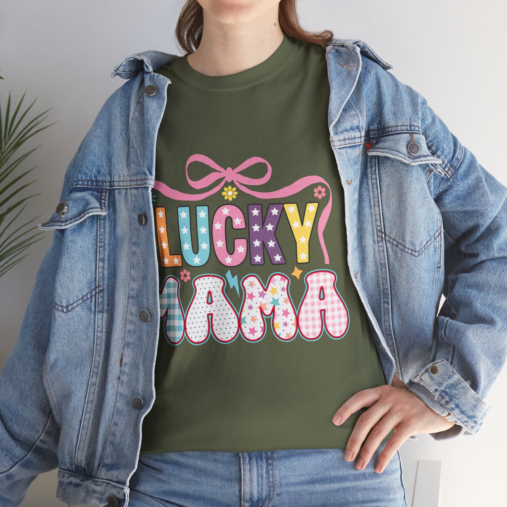 Lucky Mama Unisex Cotton Tee