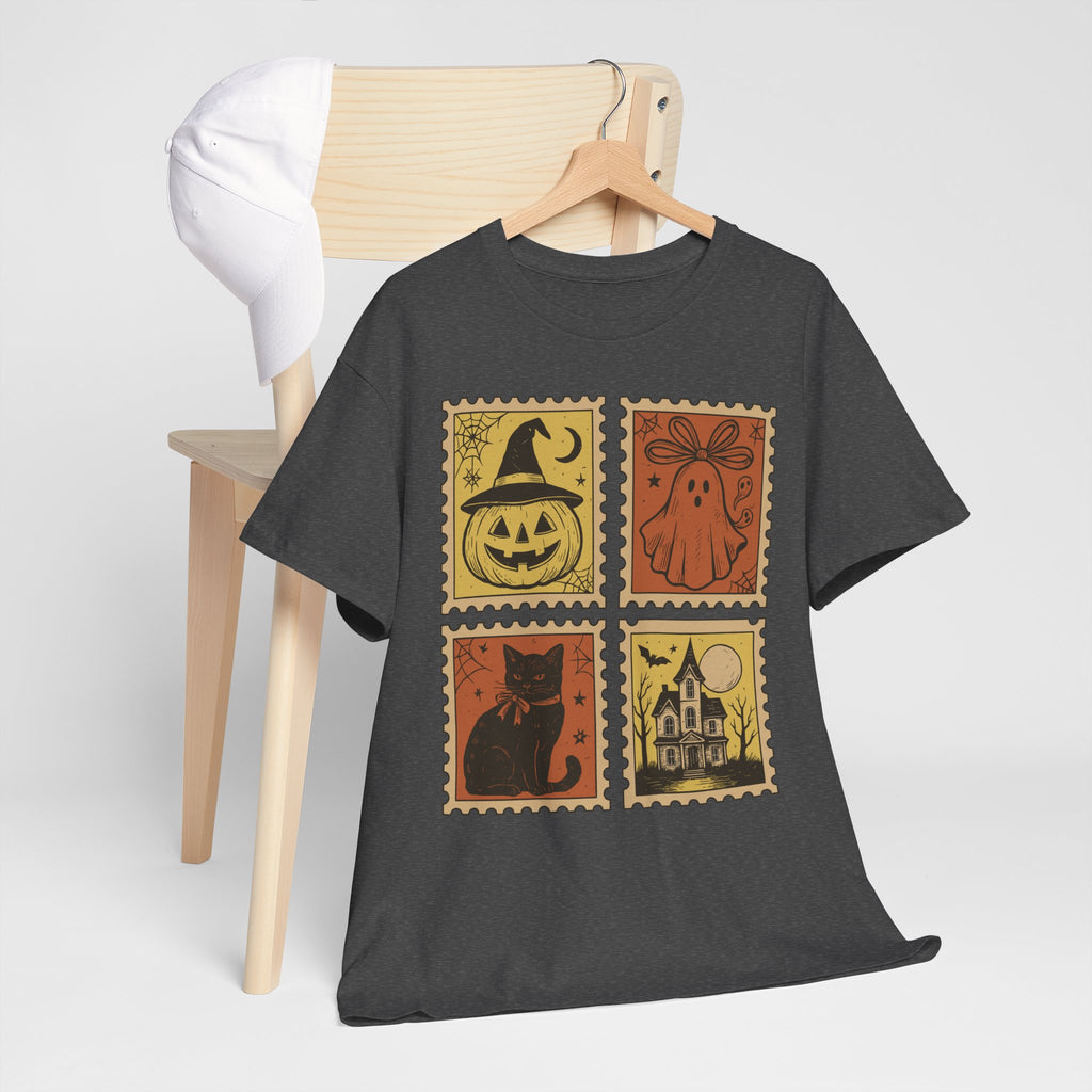 Halloween Stamp Collection Unisex Cotton Tee