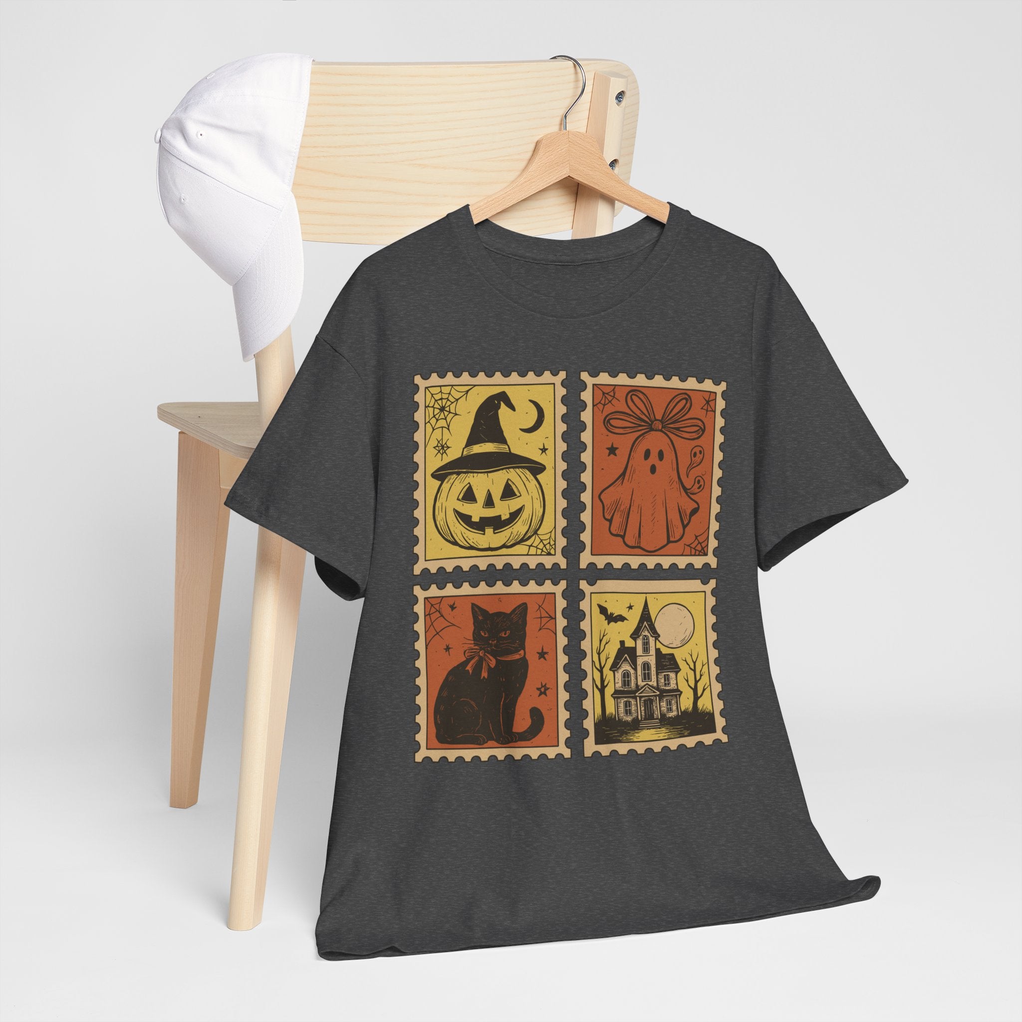 Halloween Stamp Collection Unisex Cotton Tee