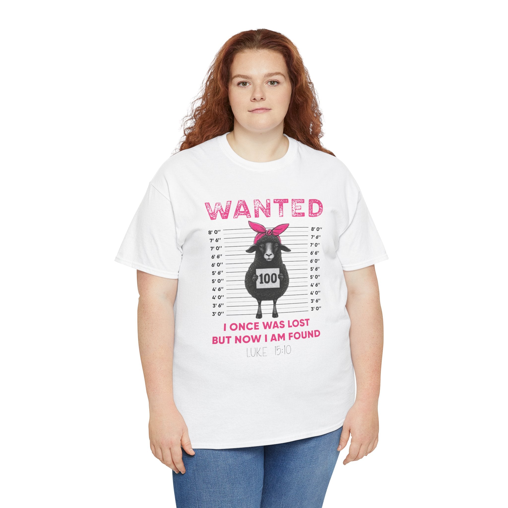 WANTED Black Sheep 'I Once Was Lost But Now I Am Found' Unisex Cotton T-Shirt