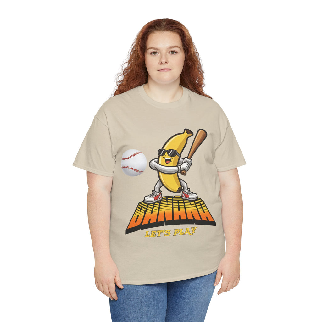Banana Playing Baseball Tee
