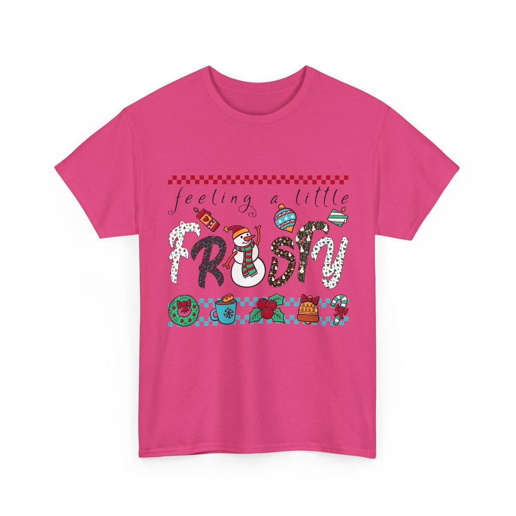Christmas Frosty Unisex Cotton Tee