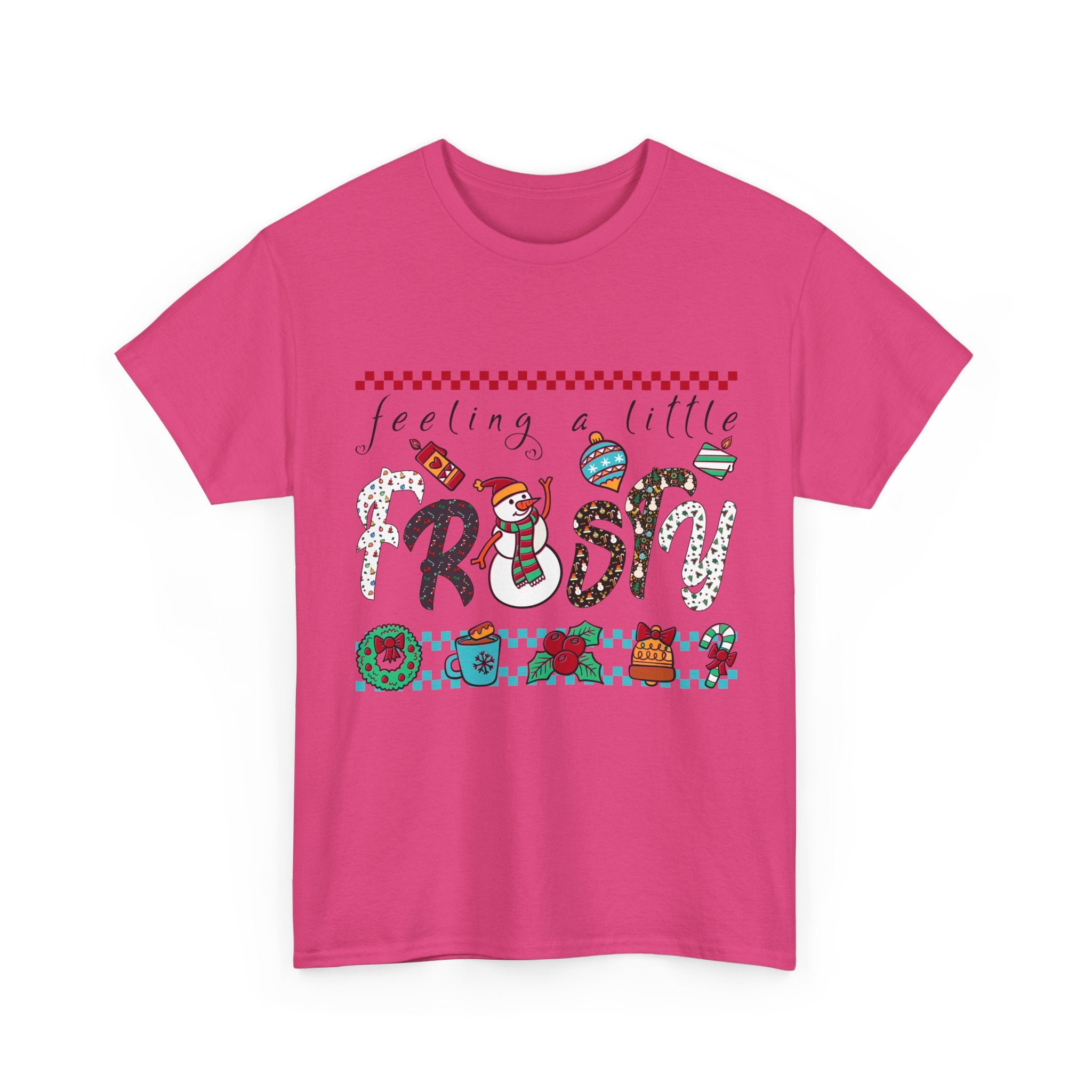 Christmas Frosty Unisex Cotton Tee