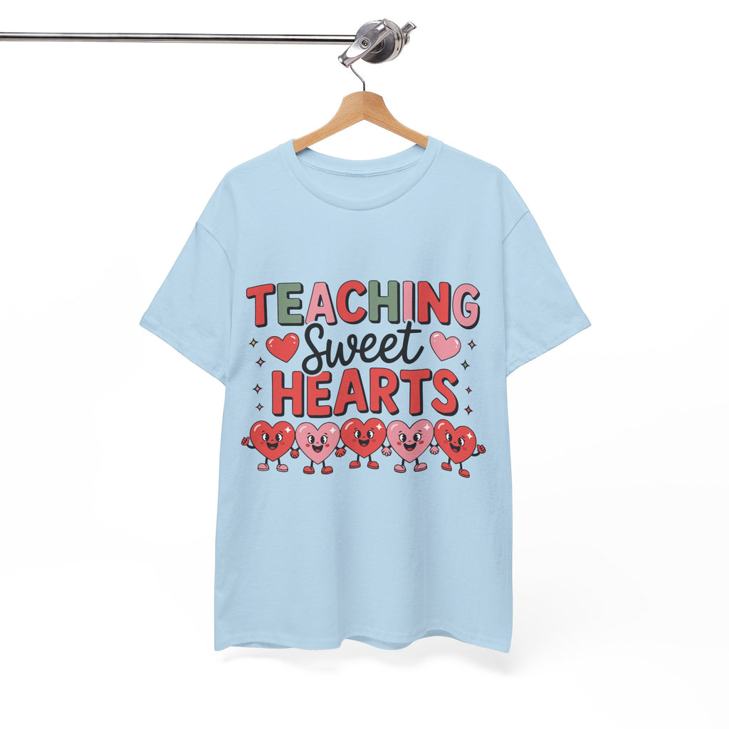 Teaching Sweet Hearts Valentine Teacher Unisex Cotton T-Shirt