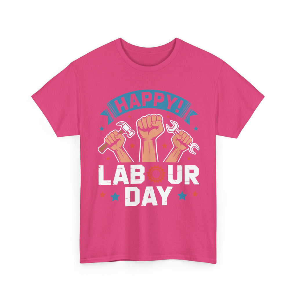 Happy US Labour Day Unisex Heavy Cotton T-Shirt