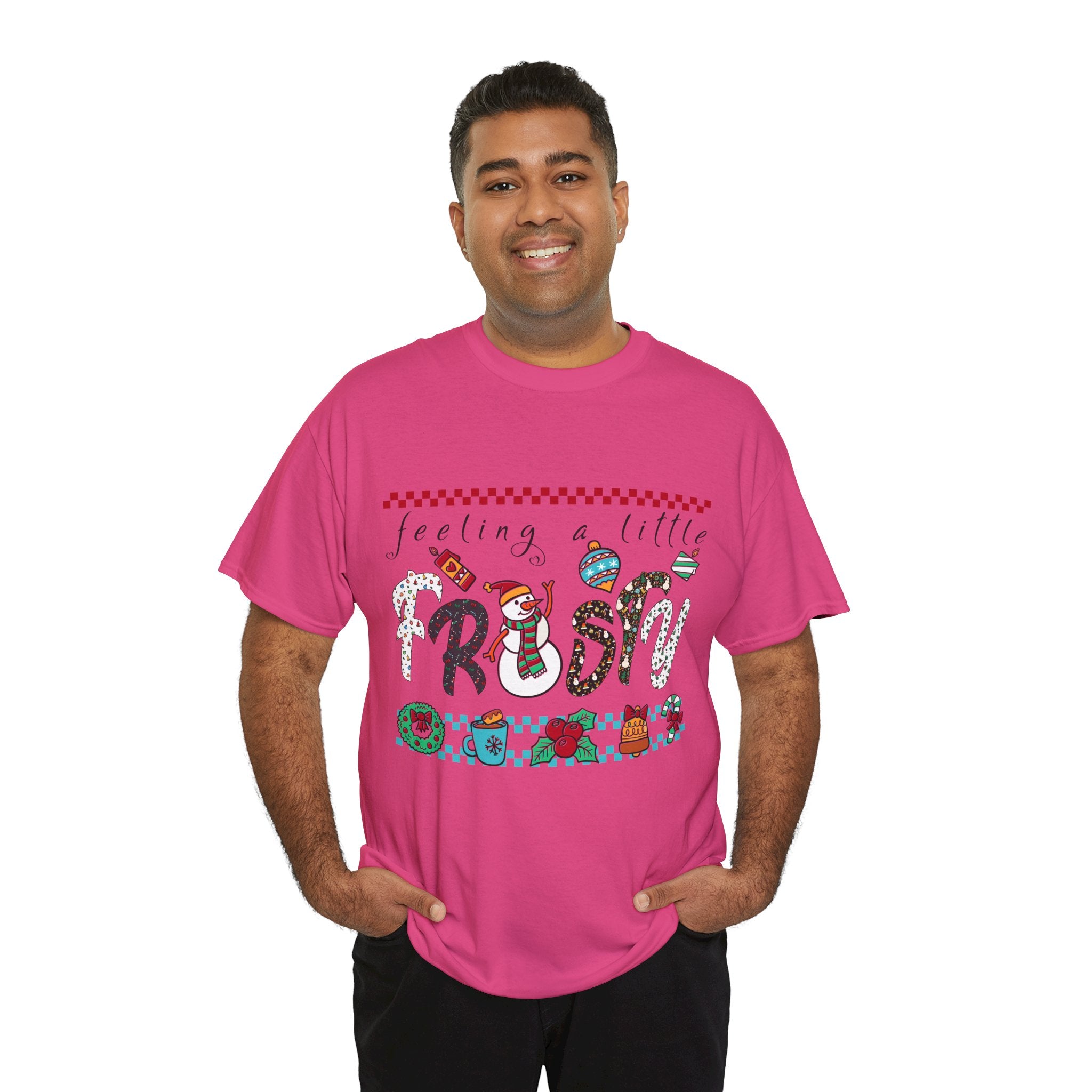 Christmas Frosty Unisex Cotton Tee