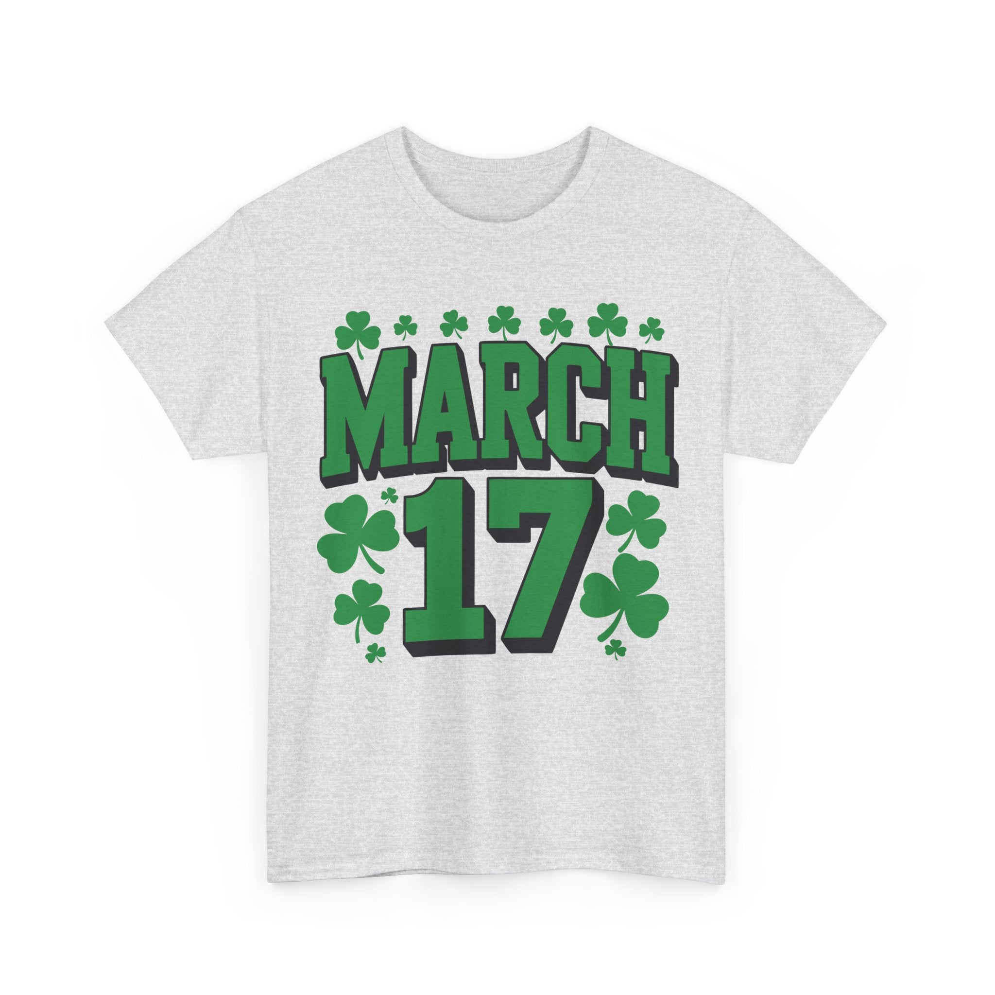 St. Patrick’s Day March 17 Shamrock Unisex Cotton T‑Shirt