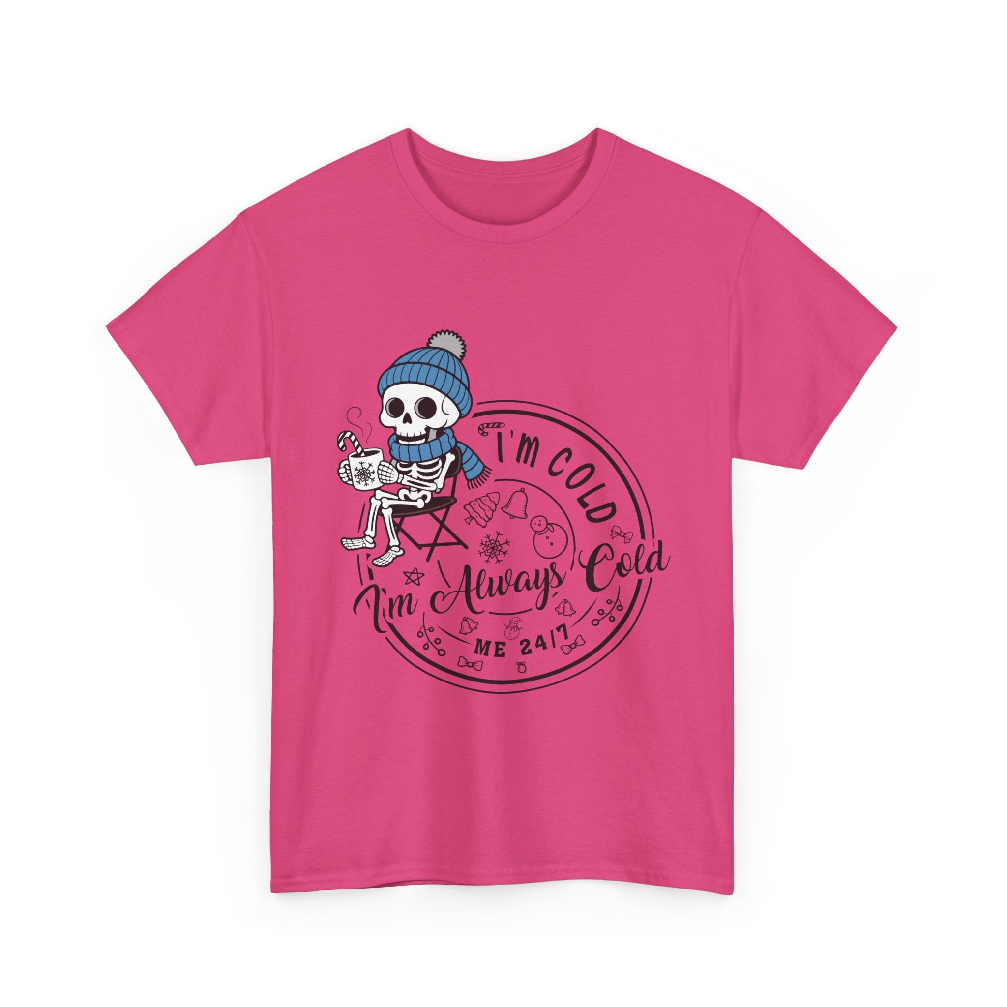 Cozy Skeleton Unisex Cotton Tee