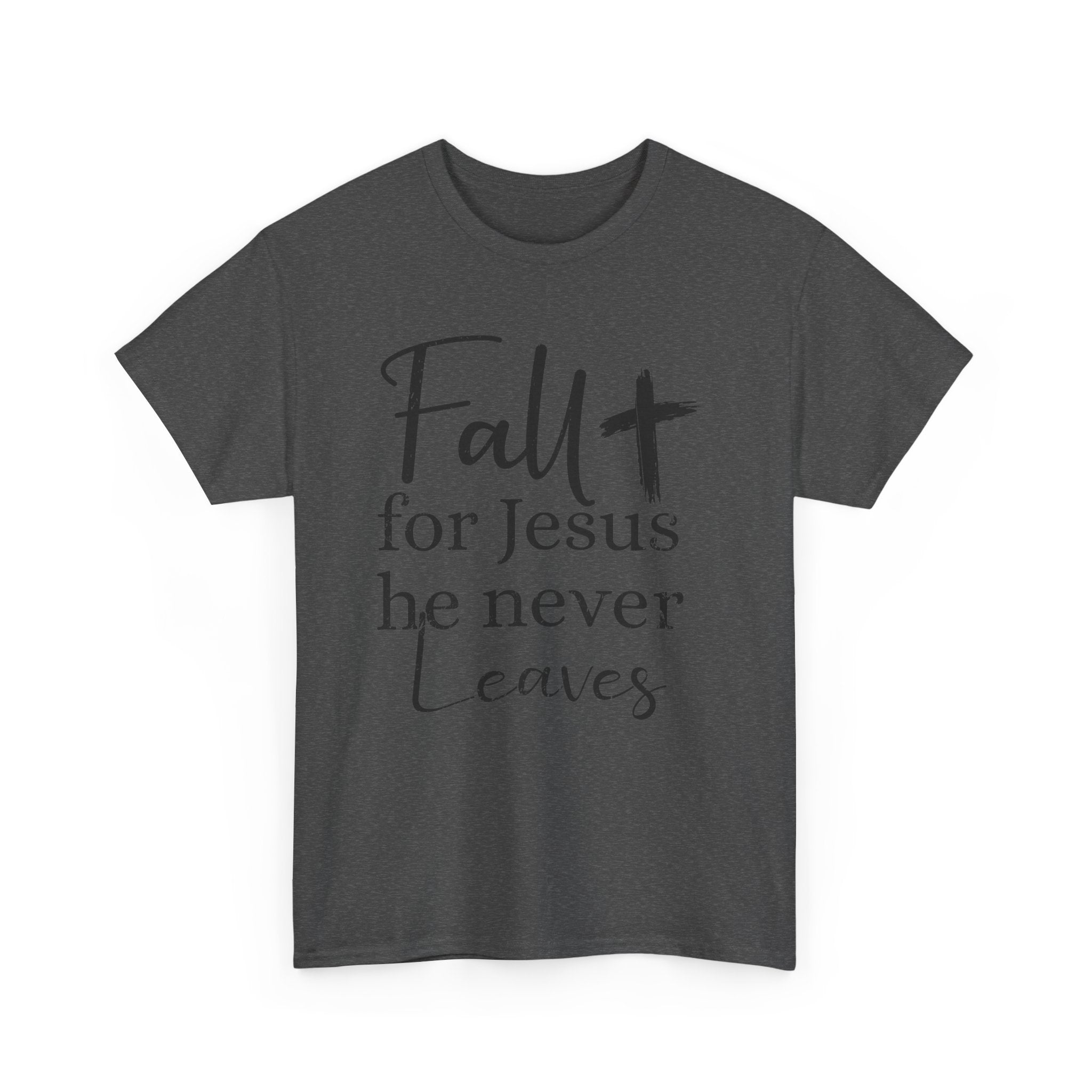 Fall for Jesus Pumpkin Church Unisex Cotton T-Shirt