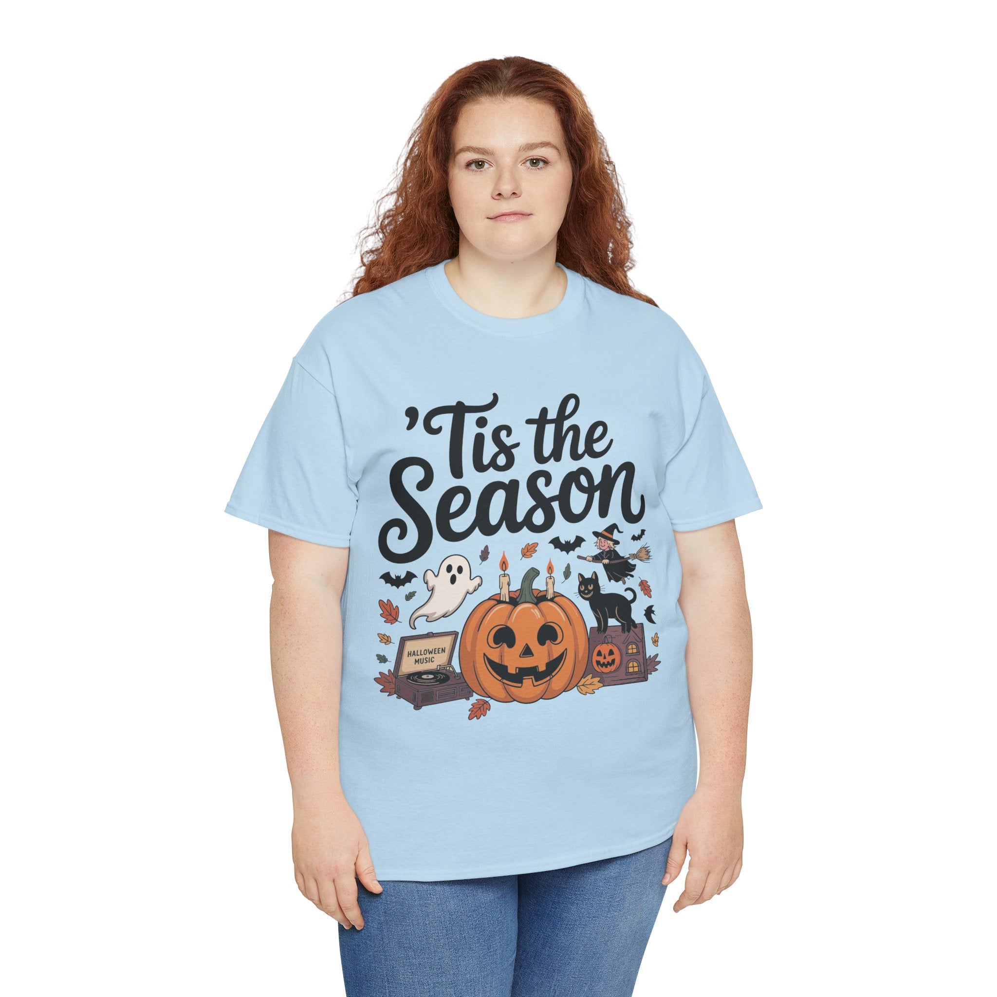 Holiday Season Unisex Cotton T-Shirt - Tis the Season Design