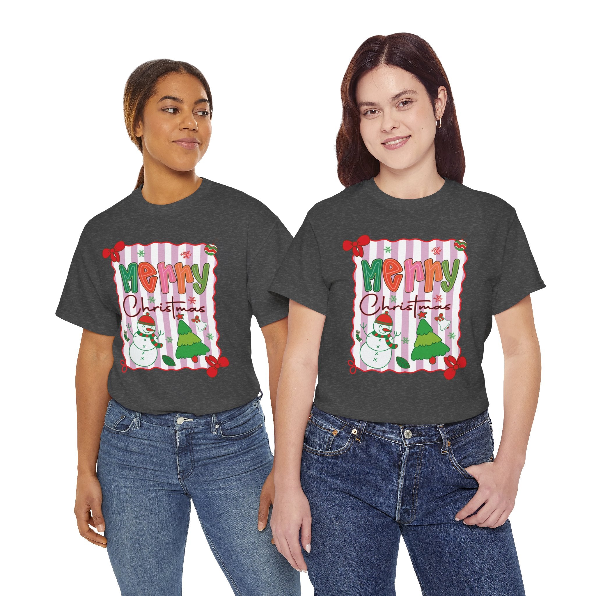 Christmas Snowman Unisex Cotton Tee