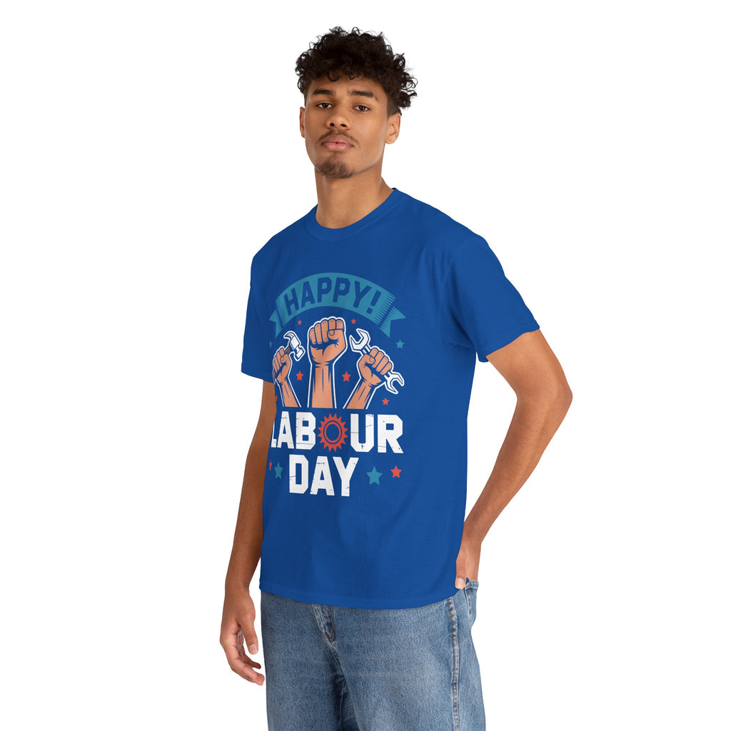 Happy US Labour Day Unisex Heavy Cotton T-Shirt