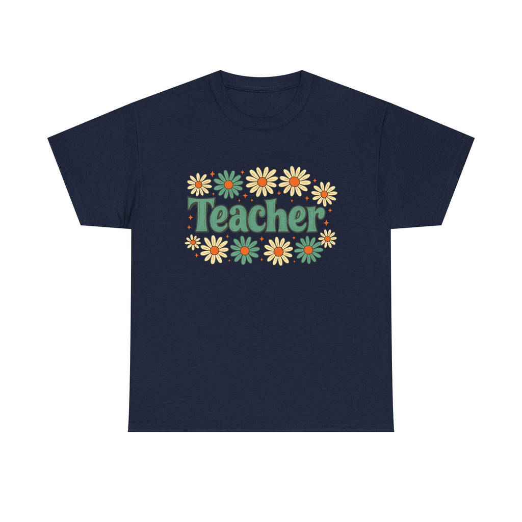 Floral Teacher Tee - Perfect Gift for Educators