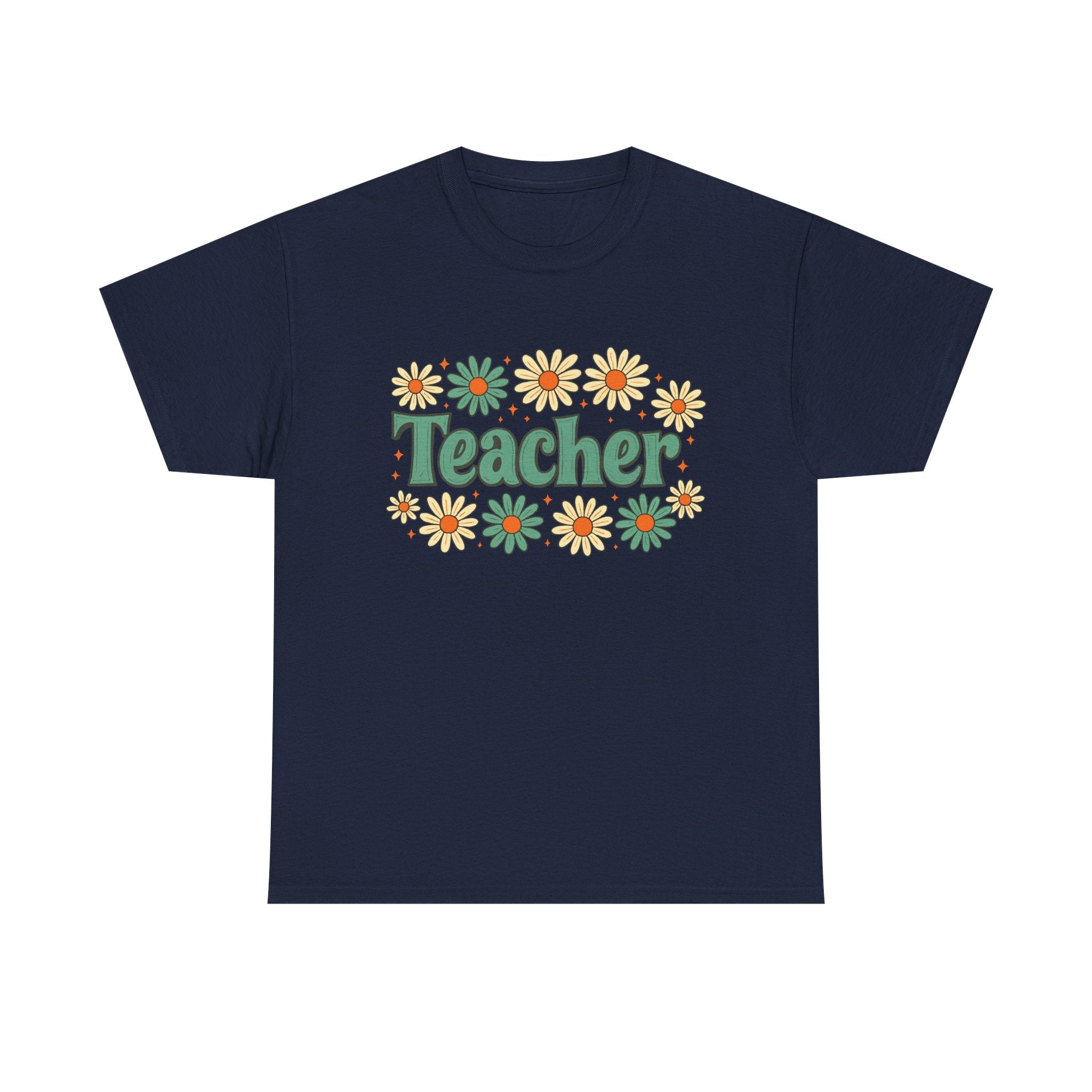 Floral Teacher Tee - Perfect Gift for Educators