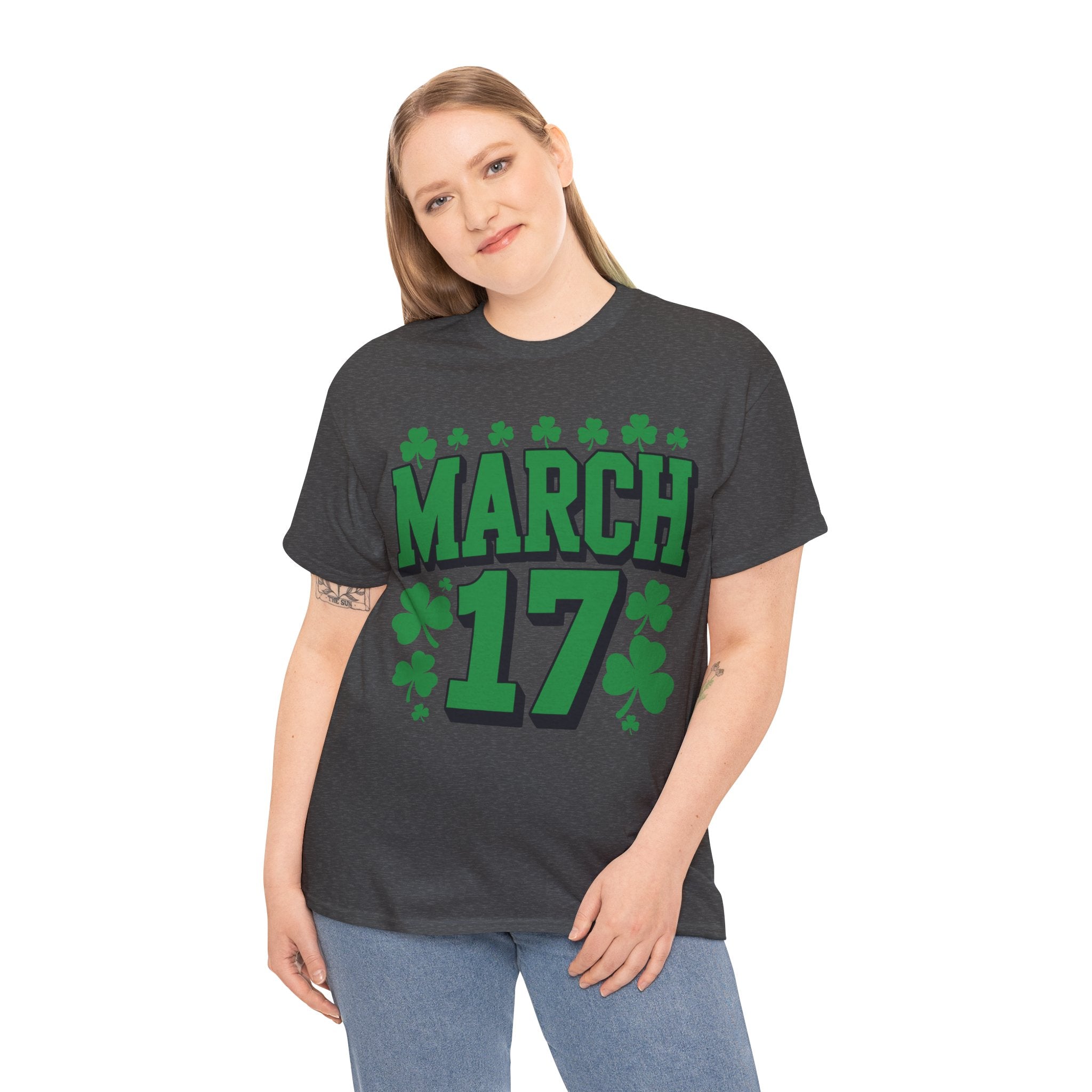 St. Patrick’s Day March 17 Shamrock Unisex Cotton T‑Shirt