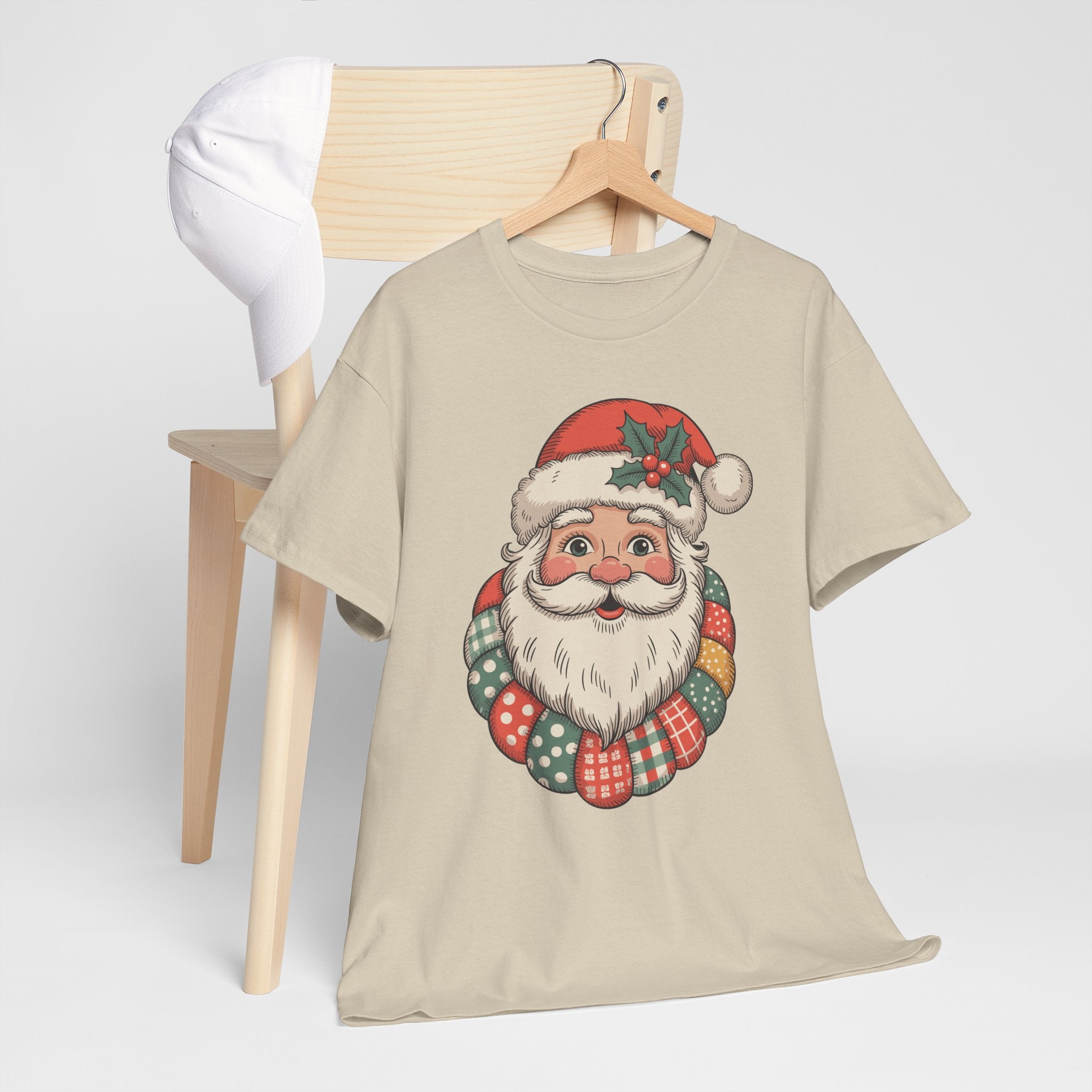 Vintage Santa Unisex Cotton Tee