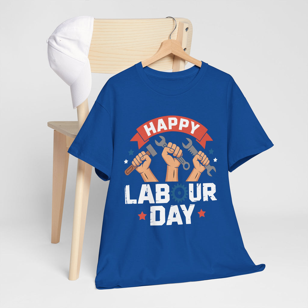 Happy US Labour Day Unisex Heavy Cotton T-Shirt