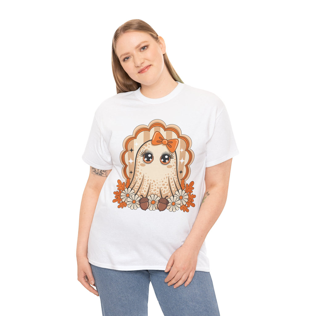 Ghost and Daisies Unisex Cotten Tee