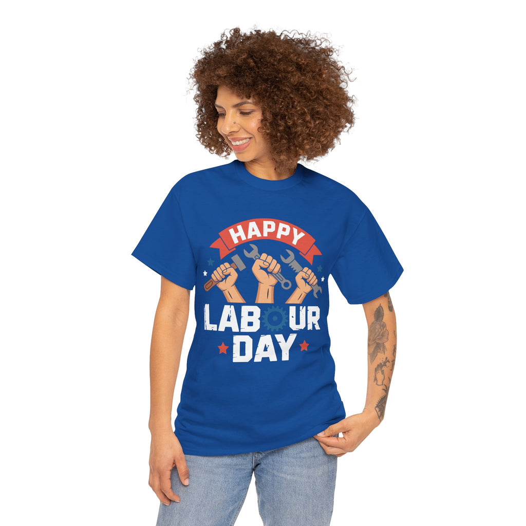 Happy US Labour Day Unisex Heavy Cotton T-Shirt