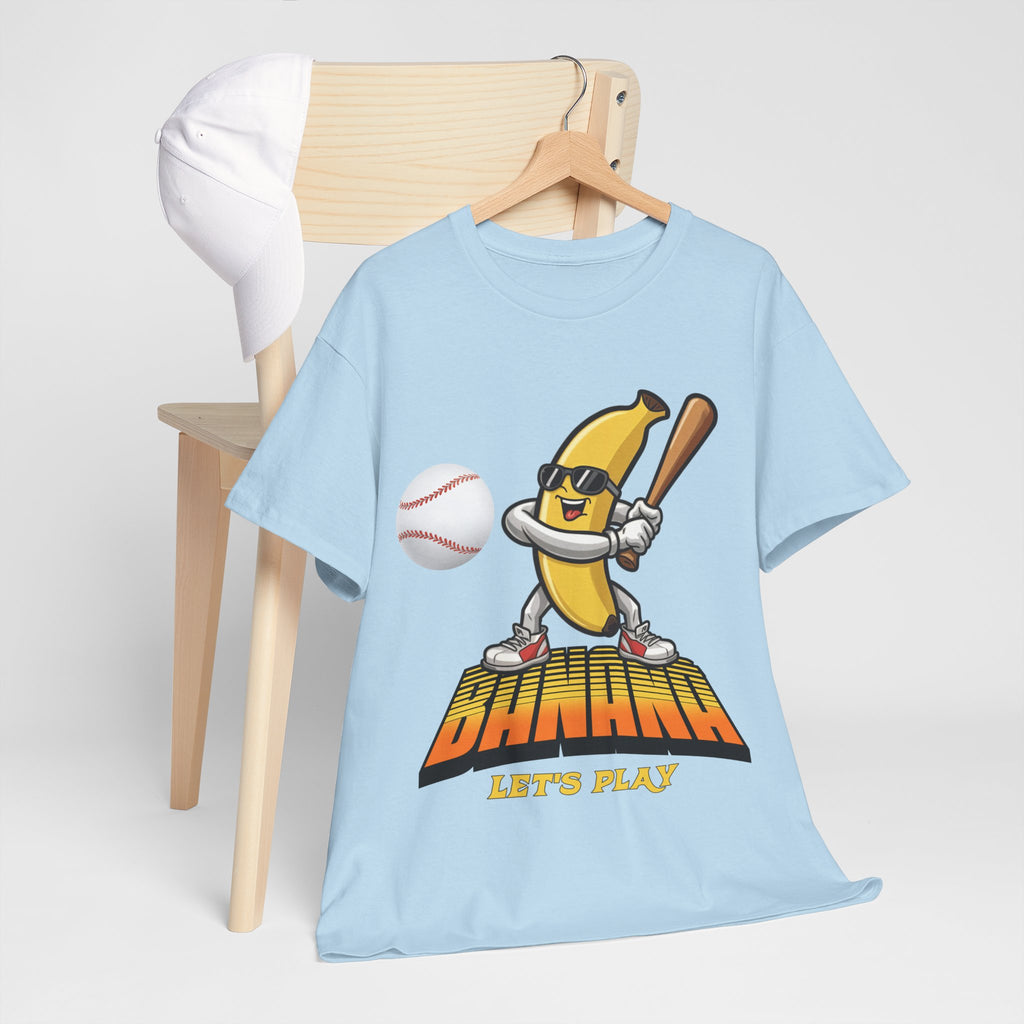 Banana Playing Baseball Tee