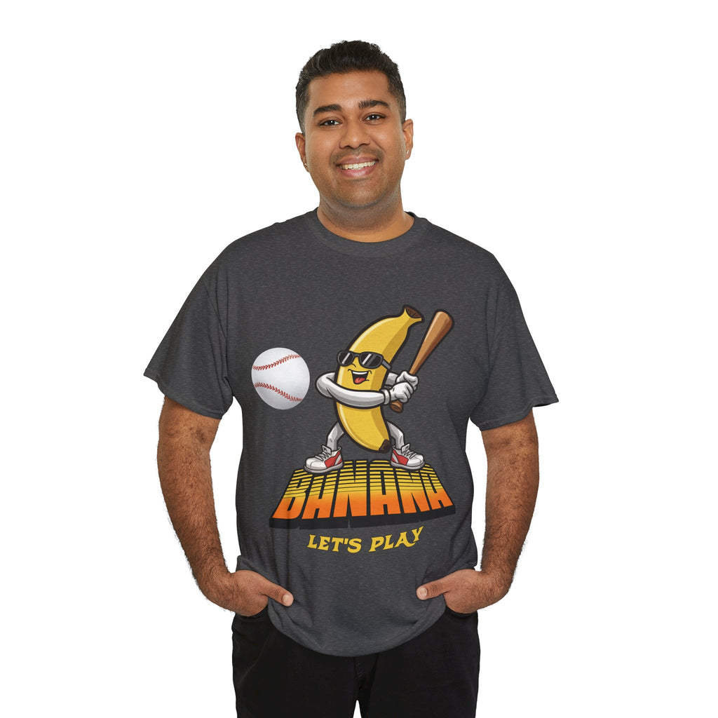 Banana Playing Baseball Tee