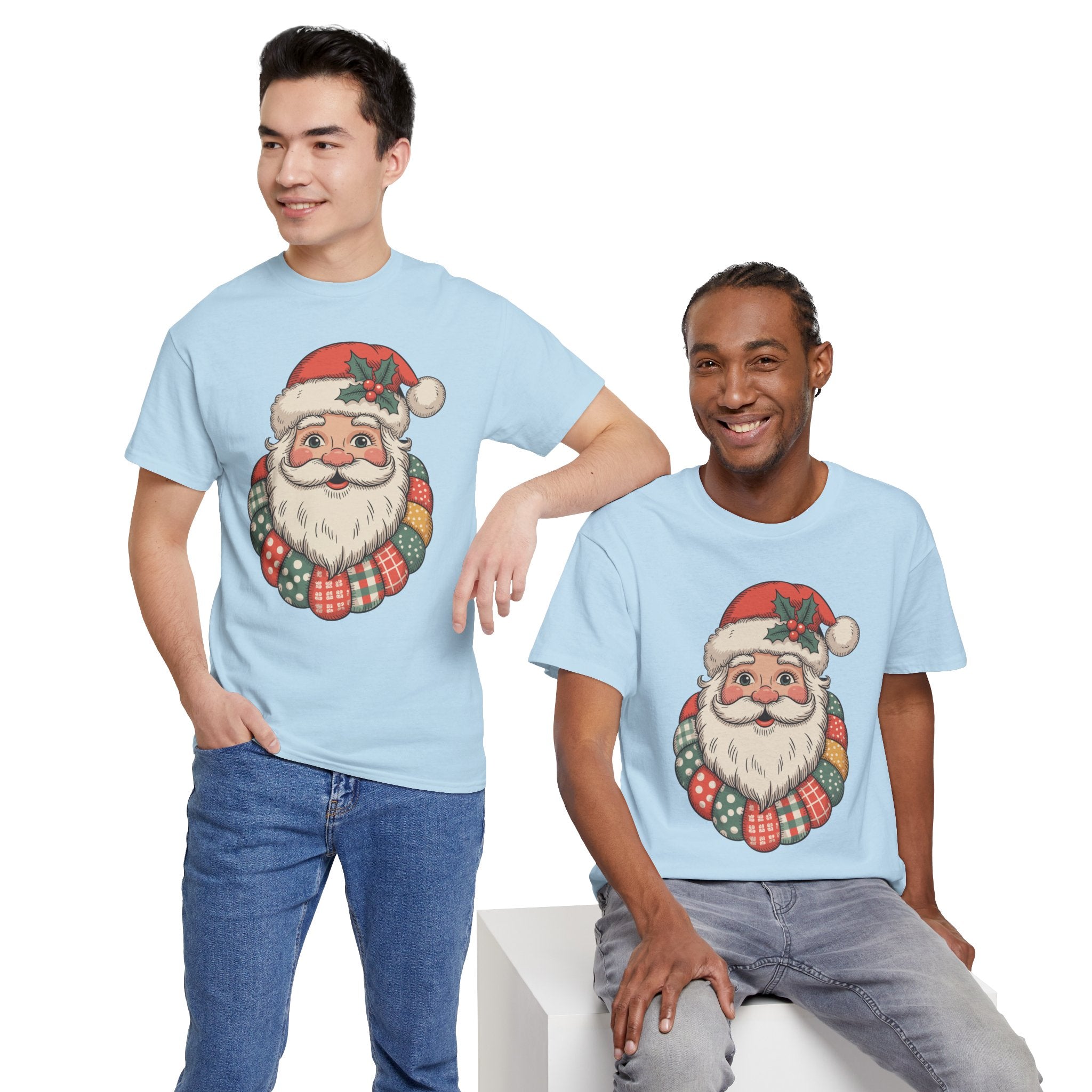 Vintage Santa Unisex Cotton Tee