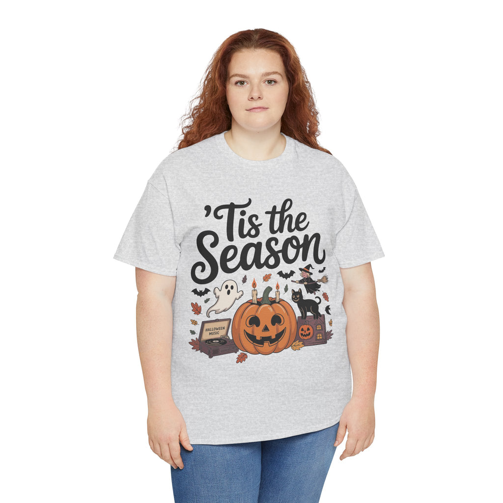 Holiday Season Unisex Cotton T-Shirt - Tis the Season Design