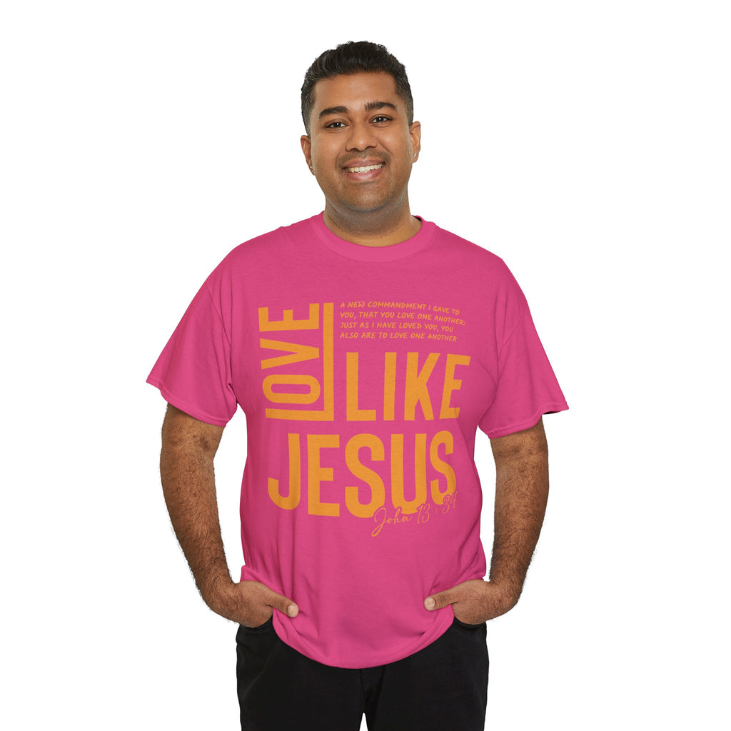 Love Like Jesus T-Shirt — John 13:34 Christian Unisex Cotton Tee