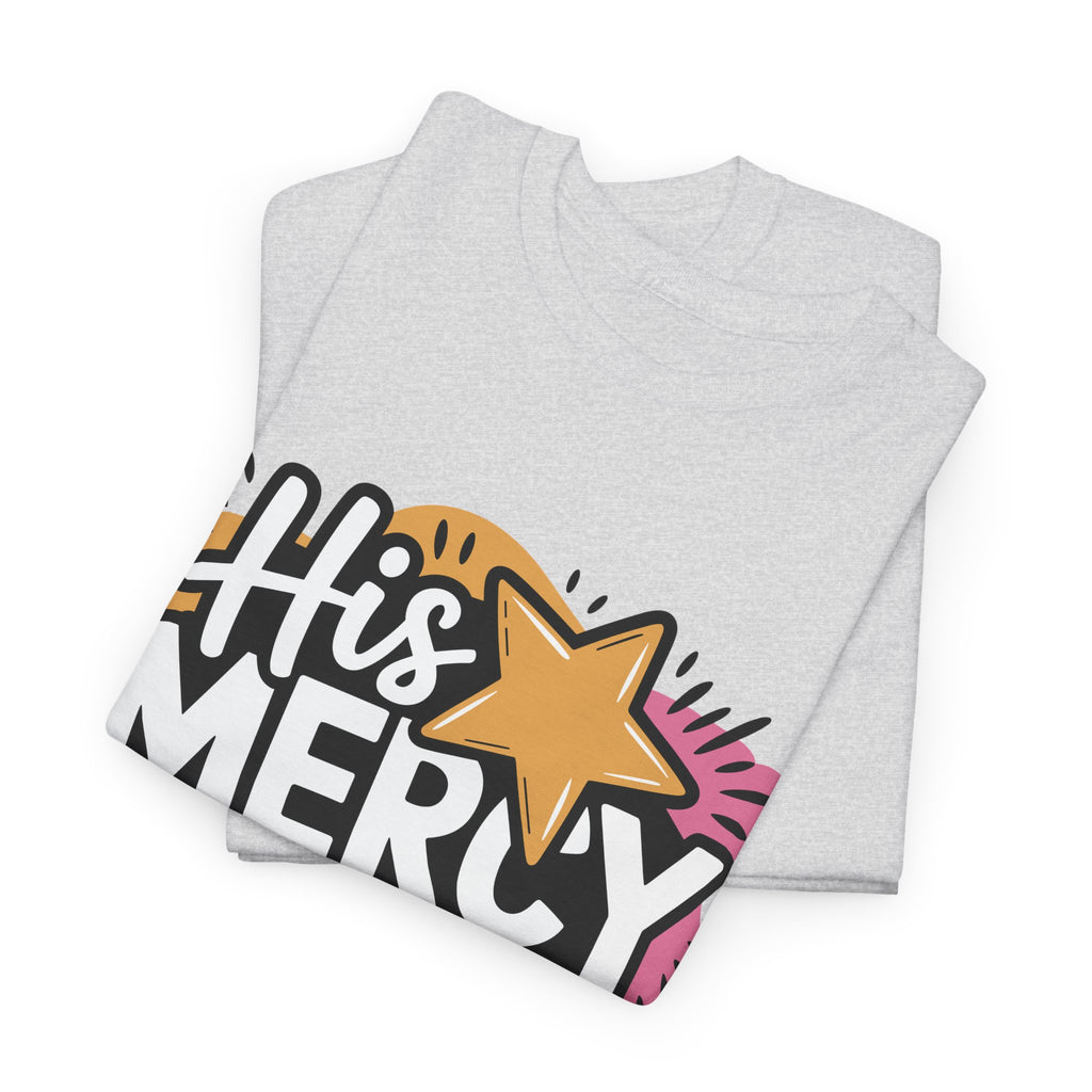 His Mercy Rewrote My Story Tee — Retro Christian Graphic T-Shirt