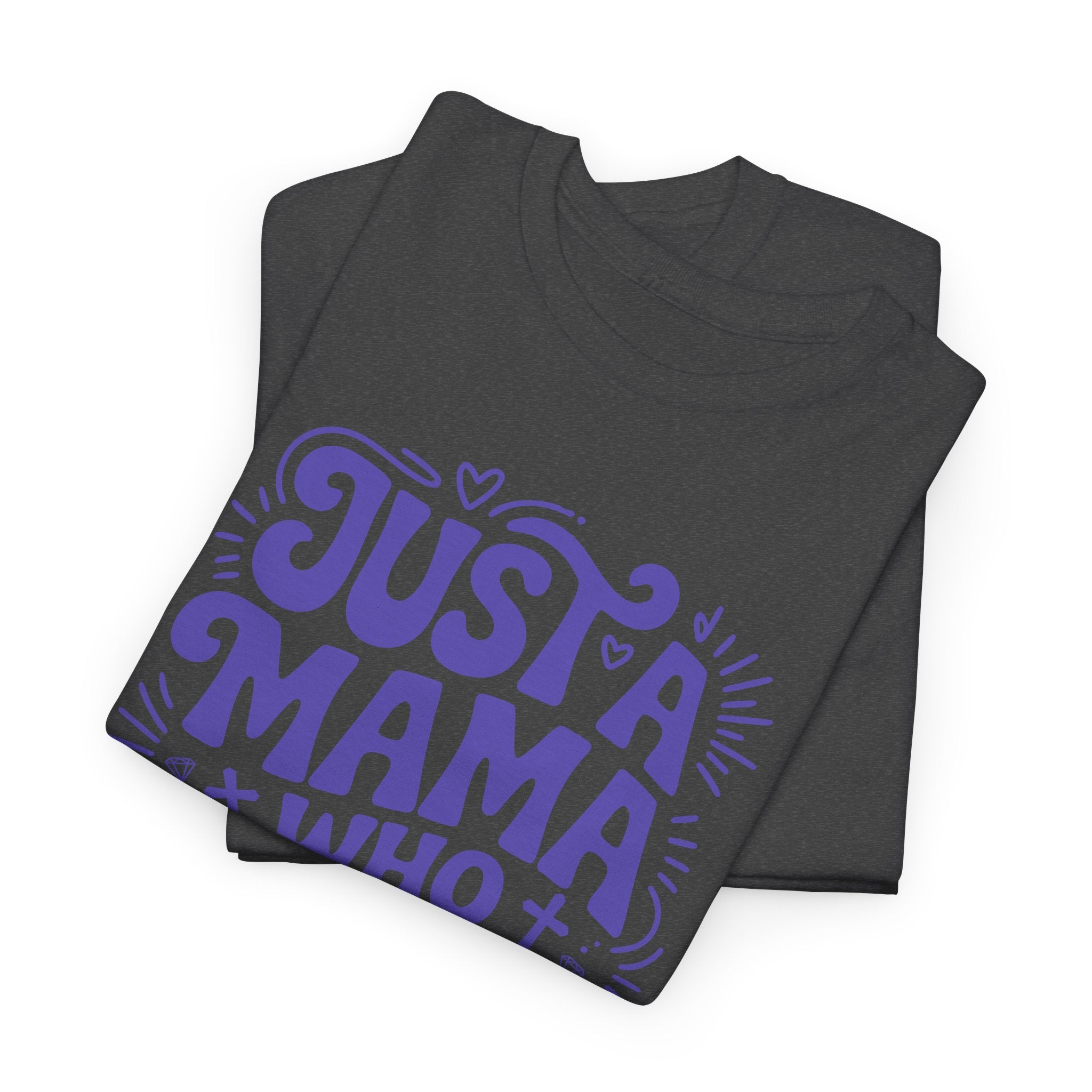 Mama Who Loves Jesus T-Shirt — Bright Green Bubbly Faith Unisex Cotton Tee