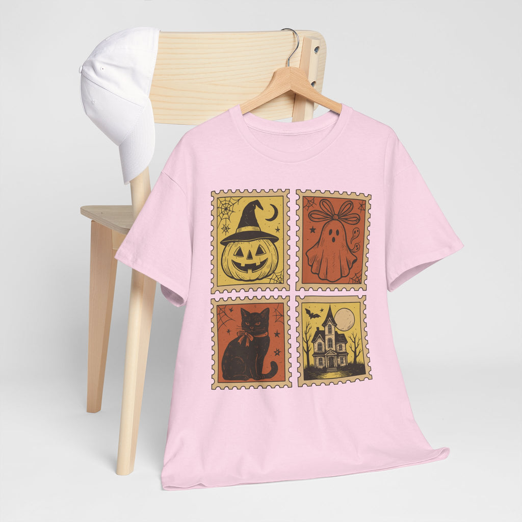 Halloween Stamp Collection Unisex Cotton Tee