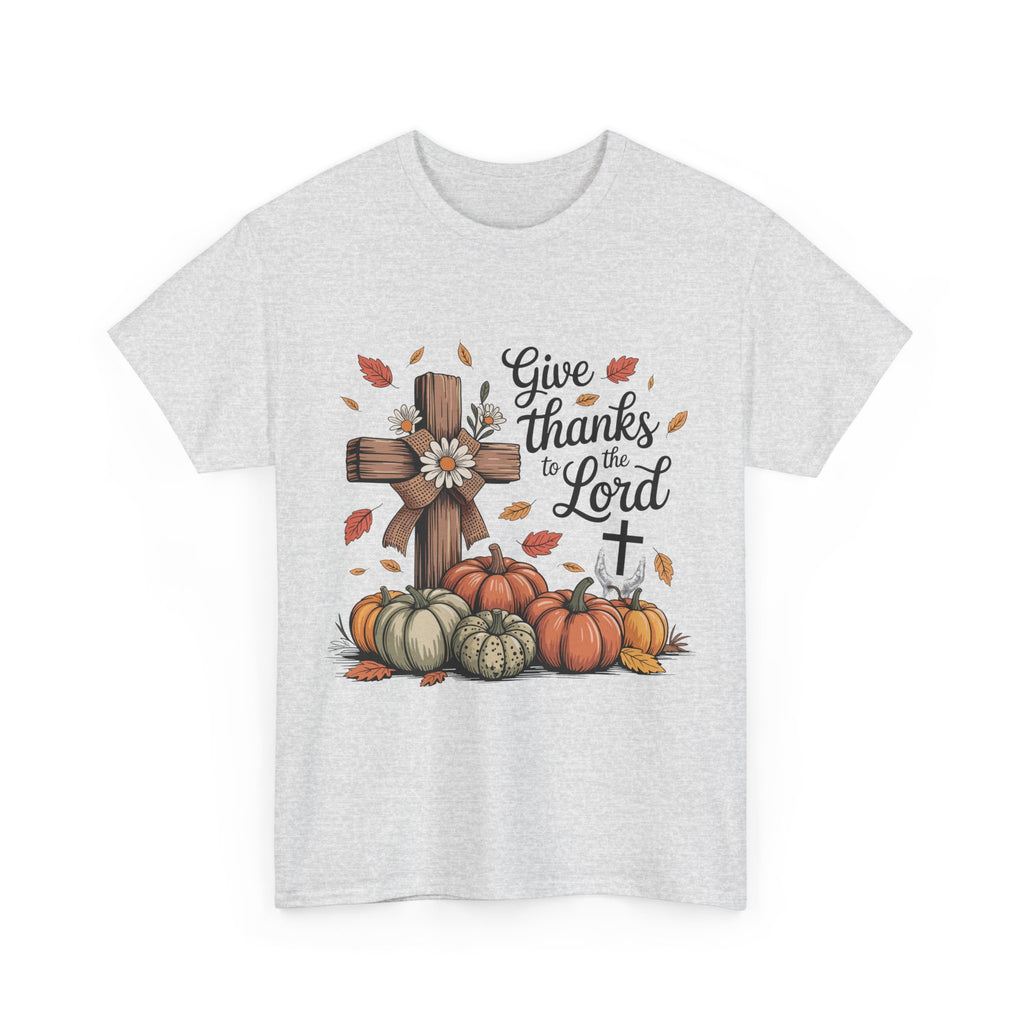 Thankful Cross Tee for Fall- Unisex
