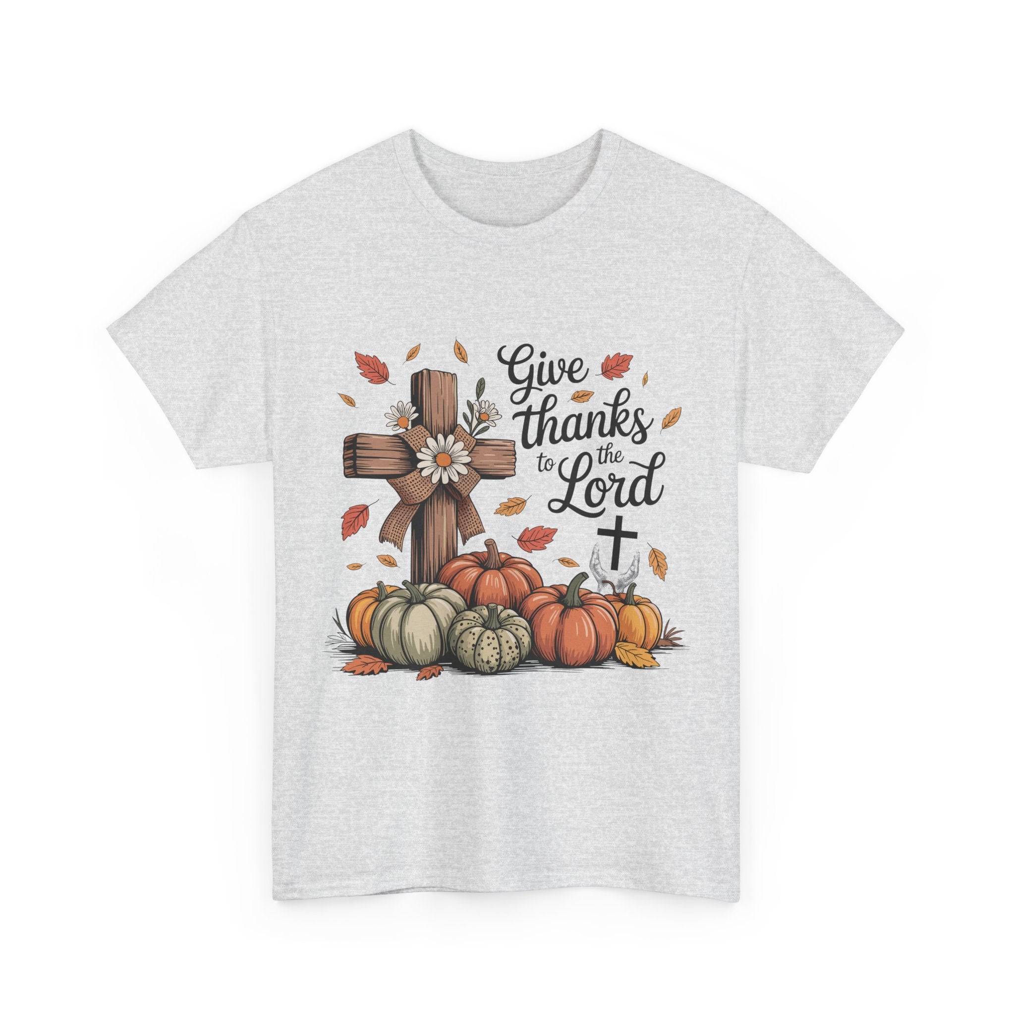 Thankful Cross Tee for Fall- Unisex