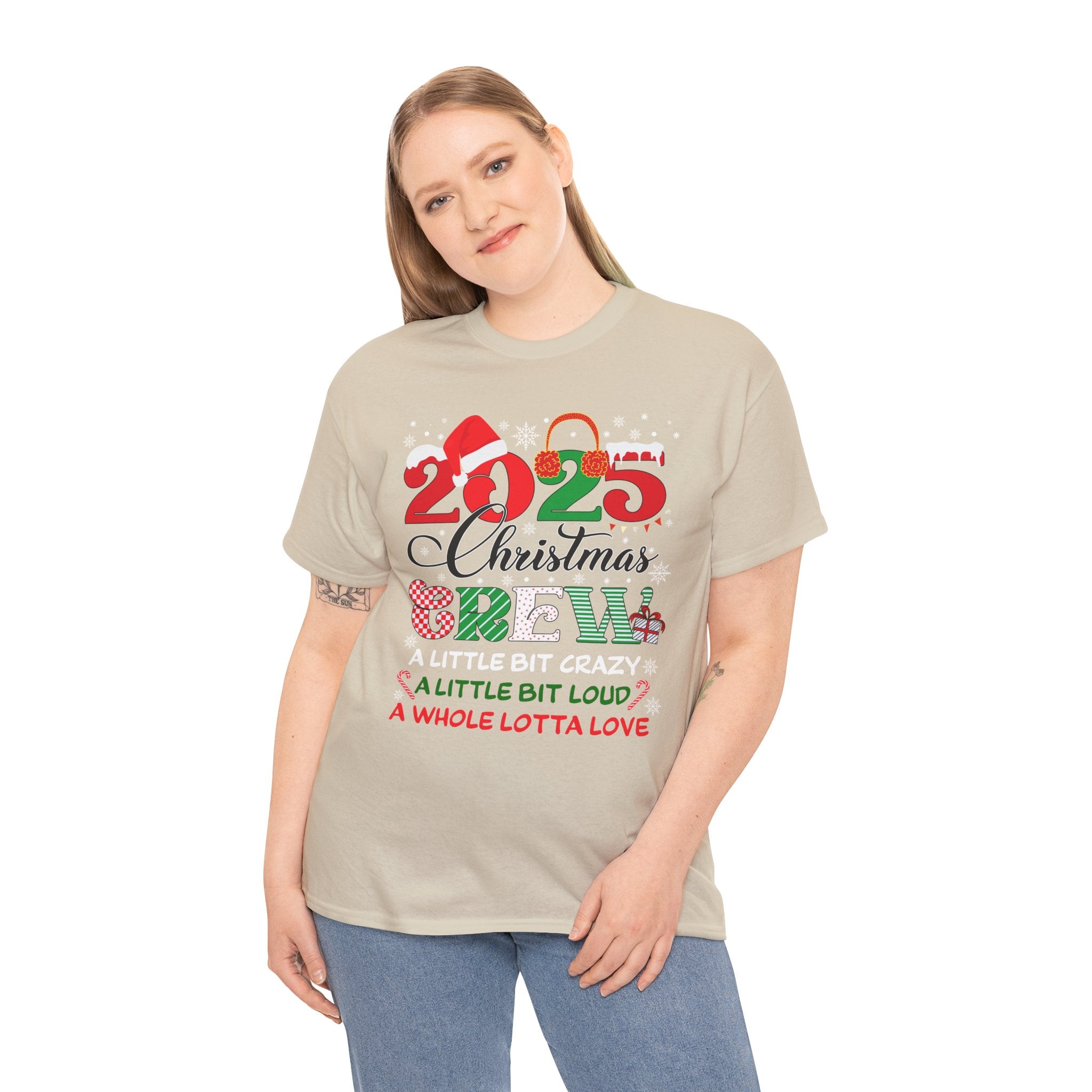 Christmas Crew 2025 Unisex Cotton Tee