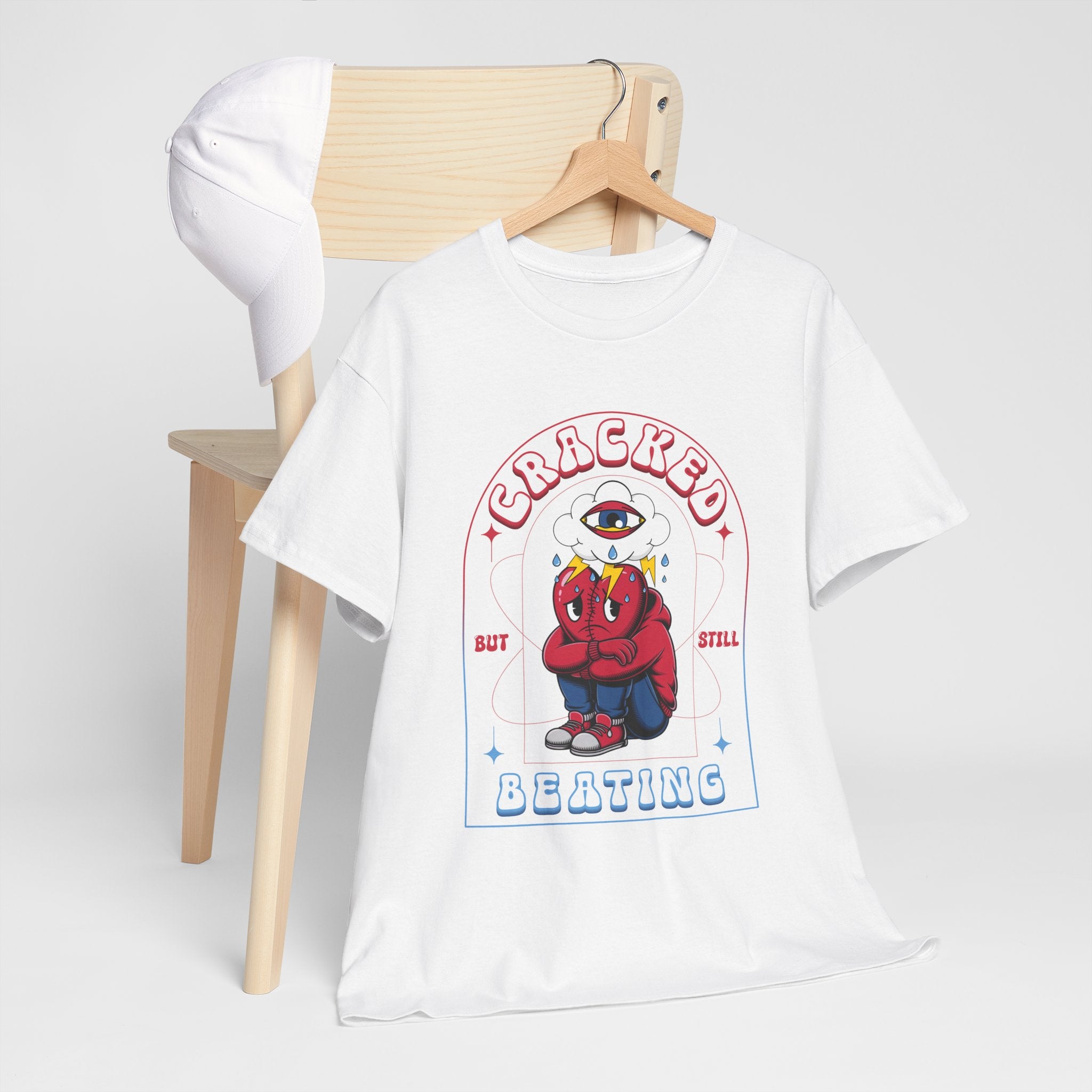 Cracked but still beating Tee