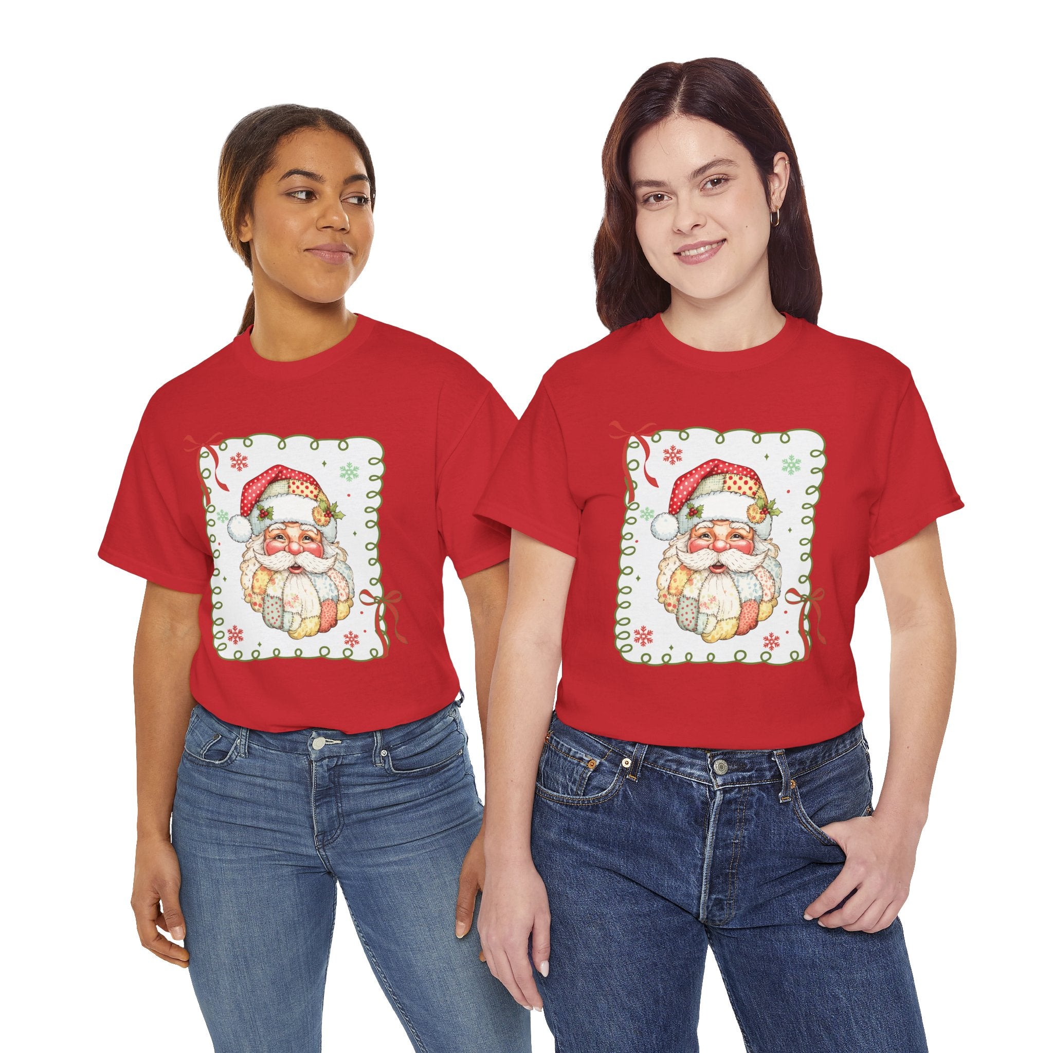 Santa Vintage Unisex Cotton Tee