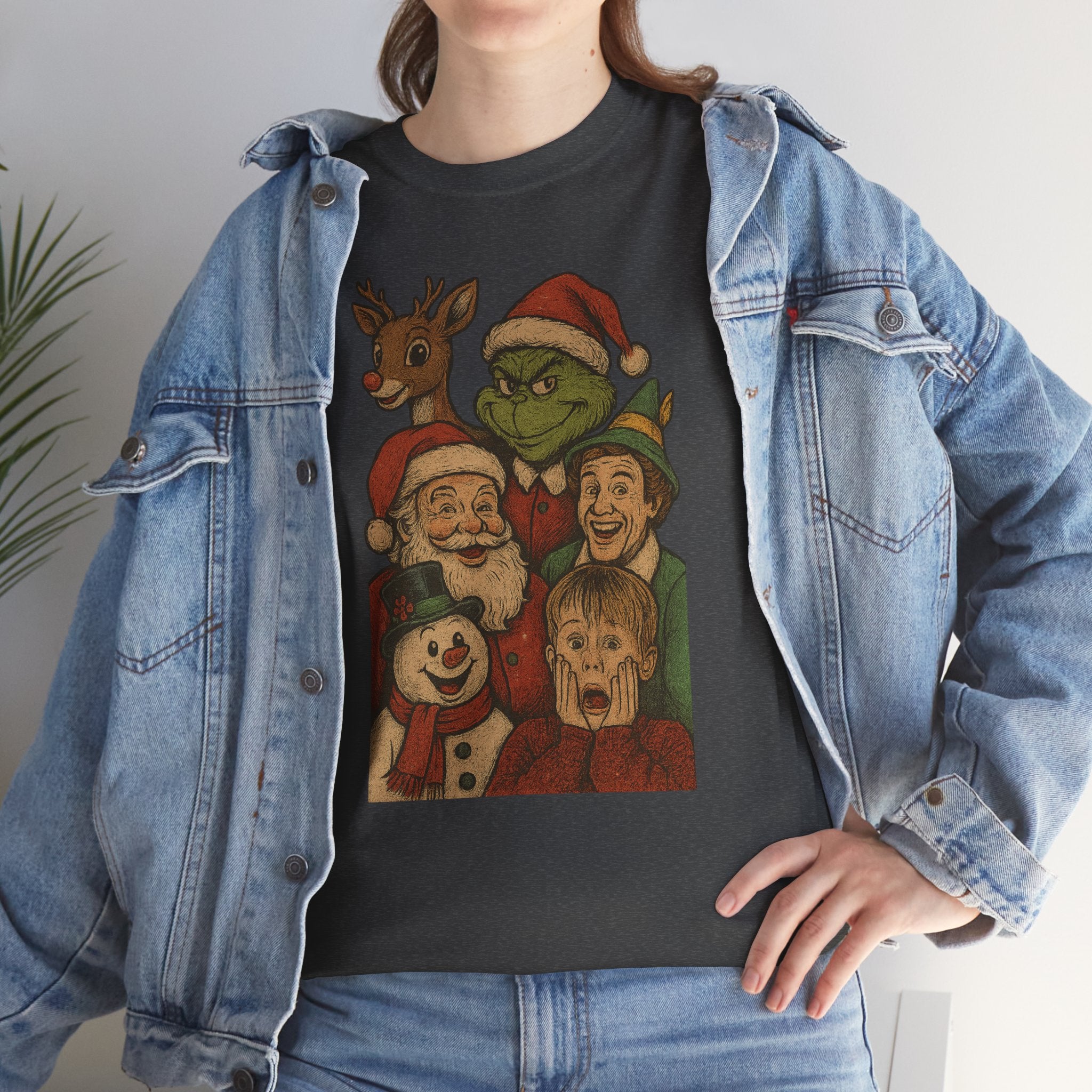 Christmas Icon Vintage Unisex Cotton Tee