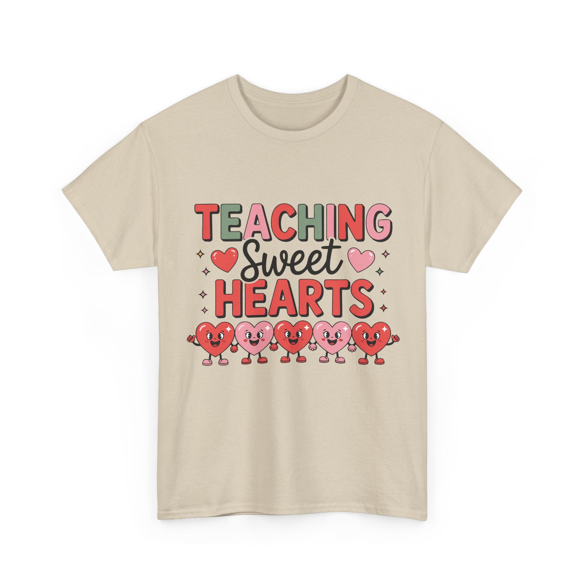 Teaching Sweet Hearts Valentine Teacher Unisex Cotton T-Shirt