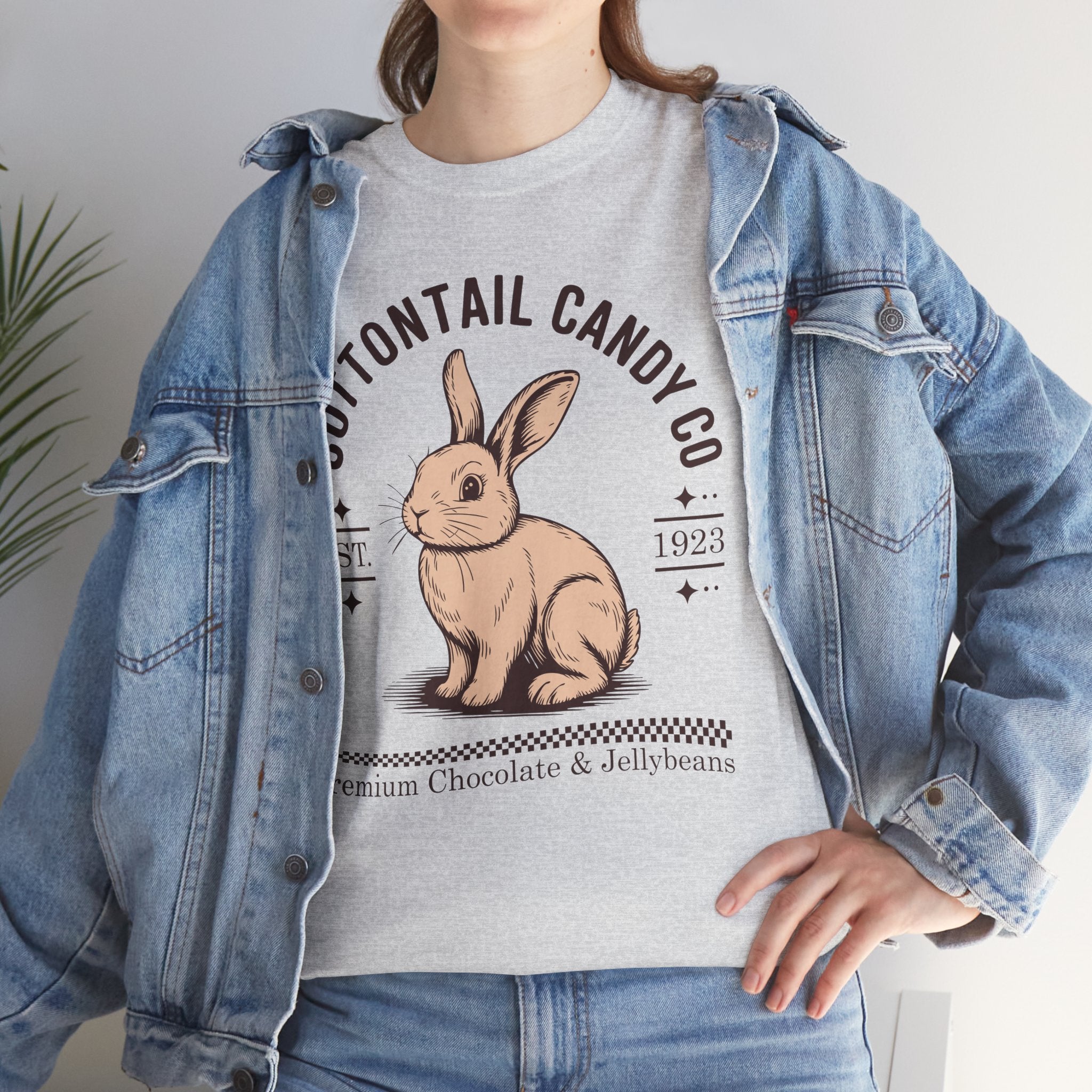 Cottontail Candy Co. Vintage Bunny Unisex Cotton Tee