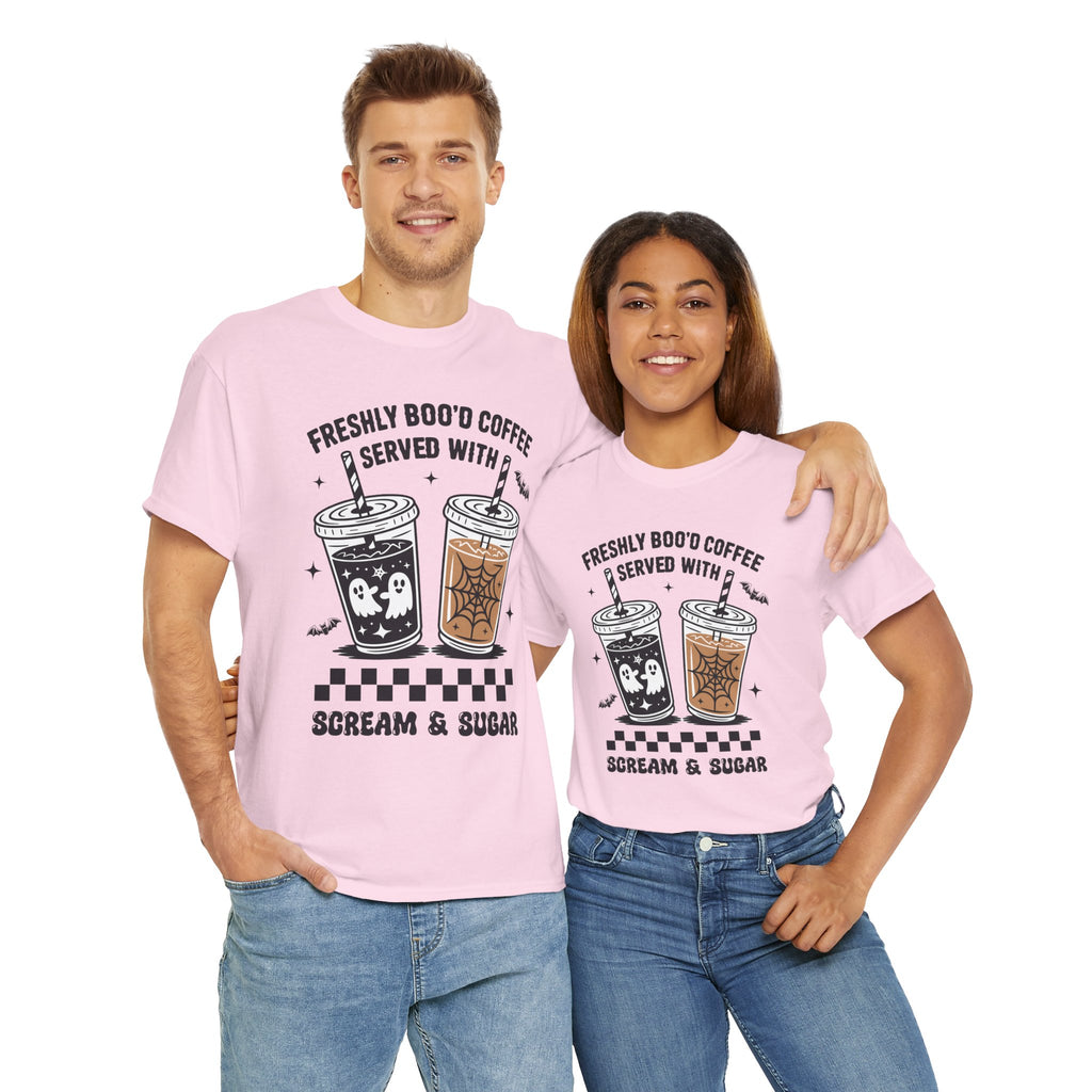 Halloween Iced Coffee Unisex Cotton Tee