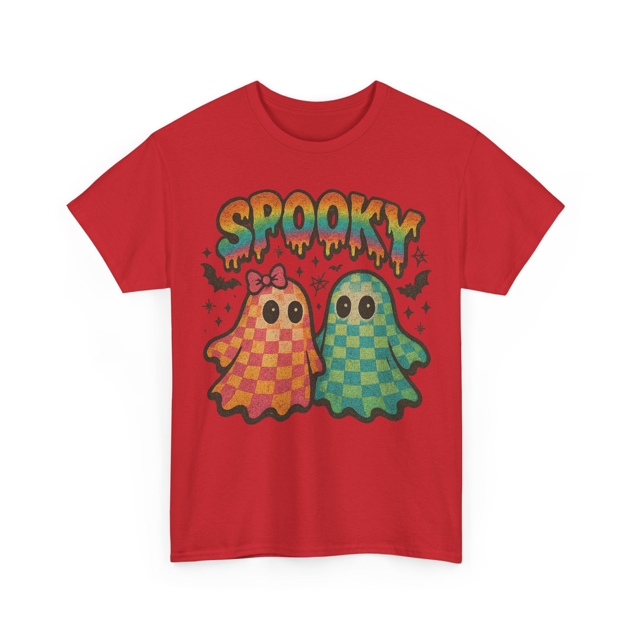 Spooky Pastel Ghosts Unisex Cotton Tee