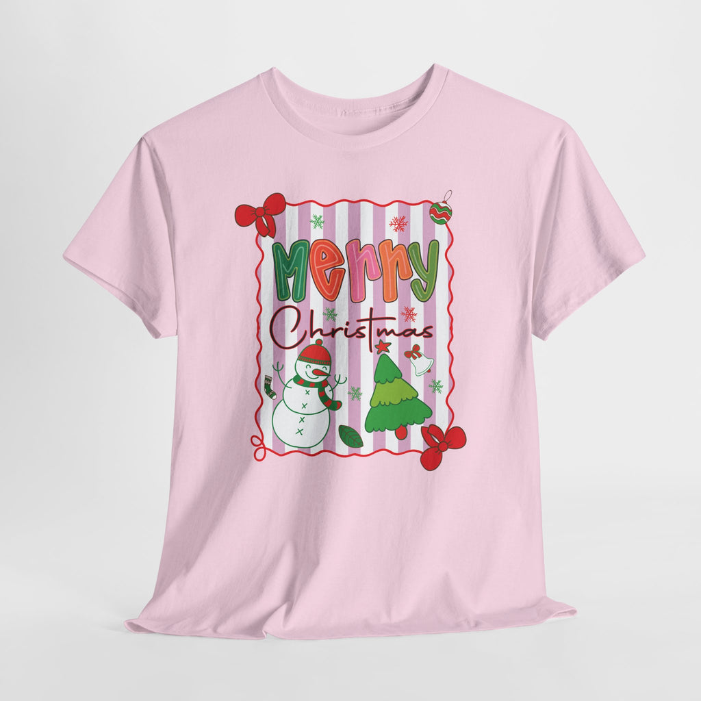 Christmas Snowman Unisex Cotton Tee