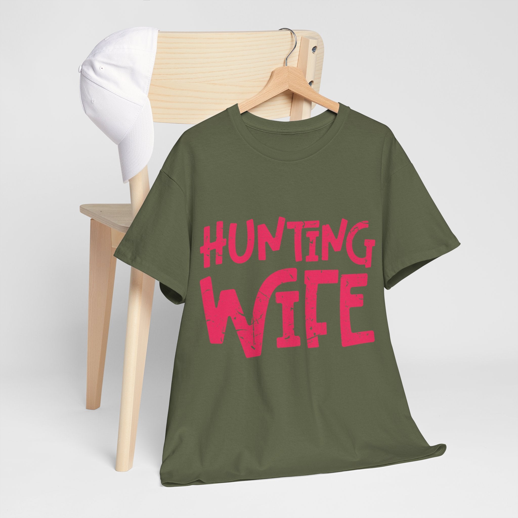 Hunting Season Vintage Badge T-Shirt — Rugged Orange Hunting Unisex Cotton Tee