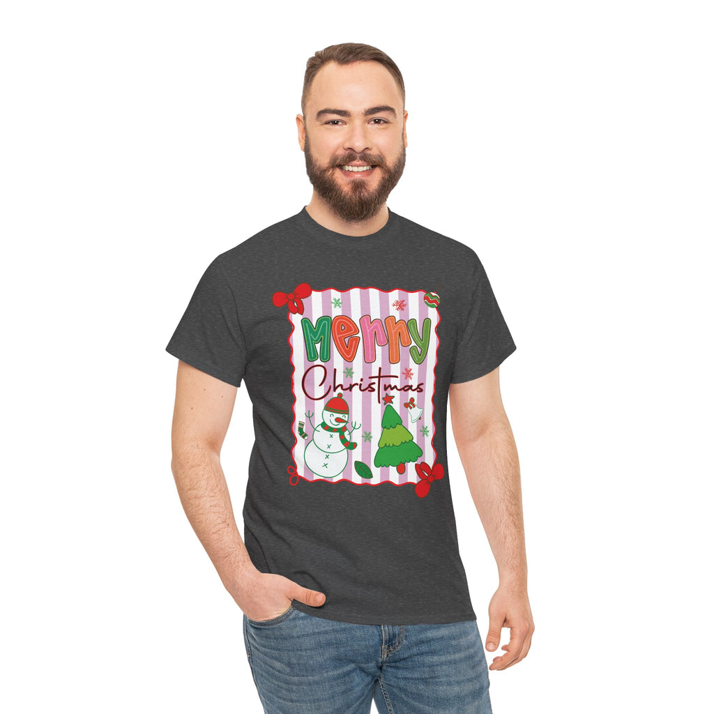 Christmas Snowman Unisex Cotton Tee